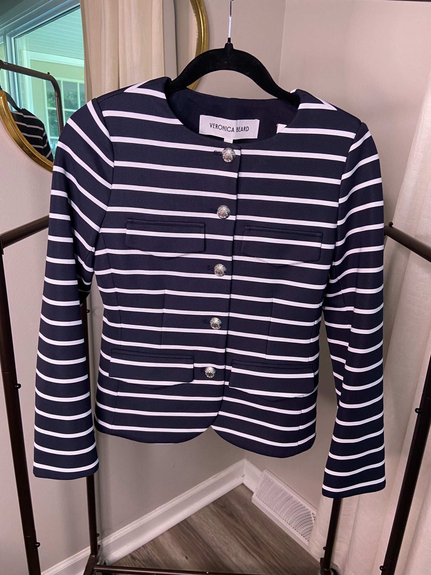 Veronica Beard Kensington Stripe Jacket size XS