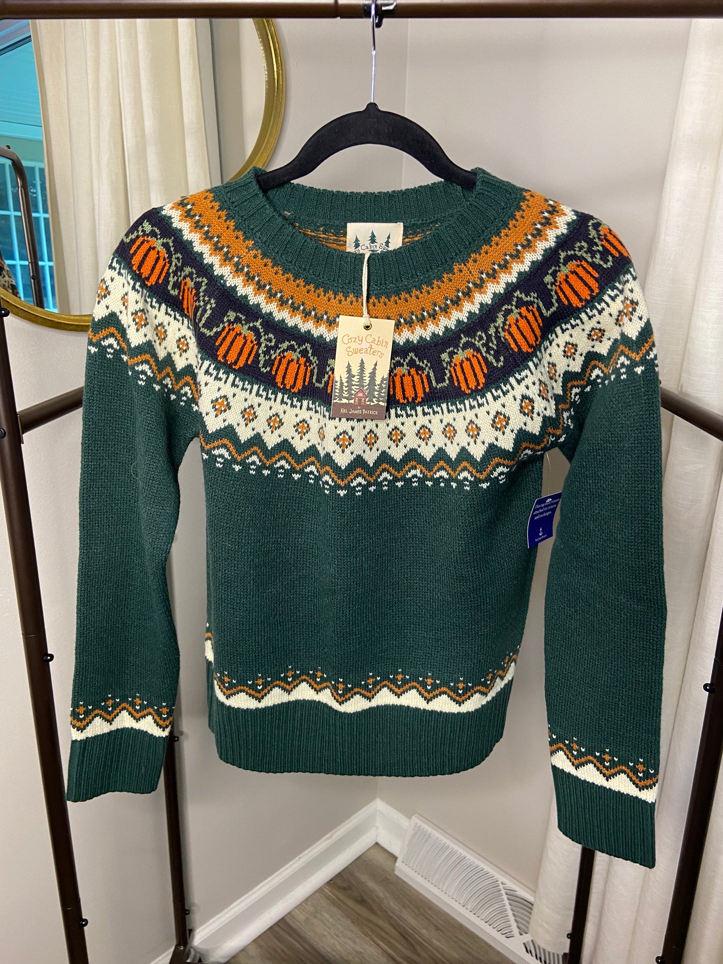 KJP Kiel Patrick James Pumpkin Sweater size XS