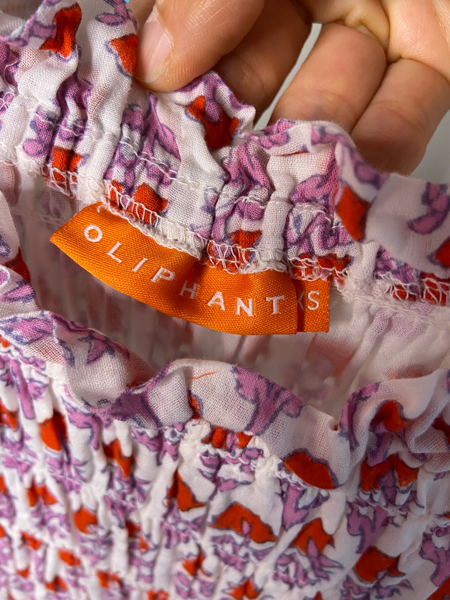 Oliphant Smocked Maxi Dress size XS