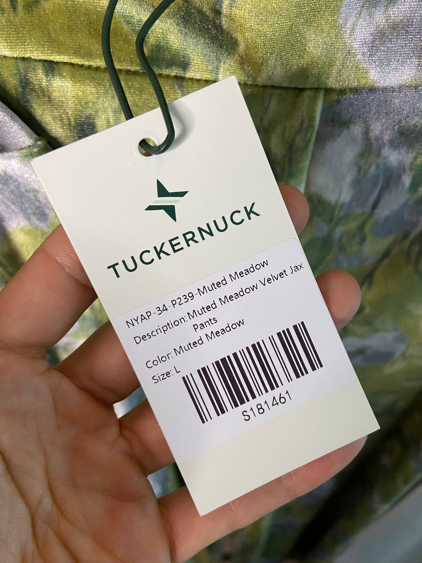 Tuckernuck Muted Velvet Meadow Pants Set size XL/L