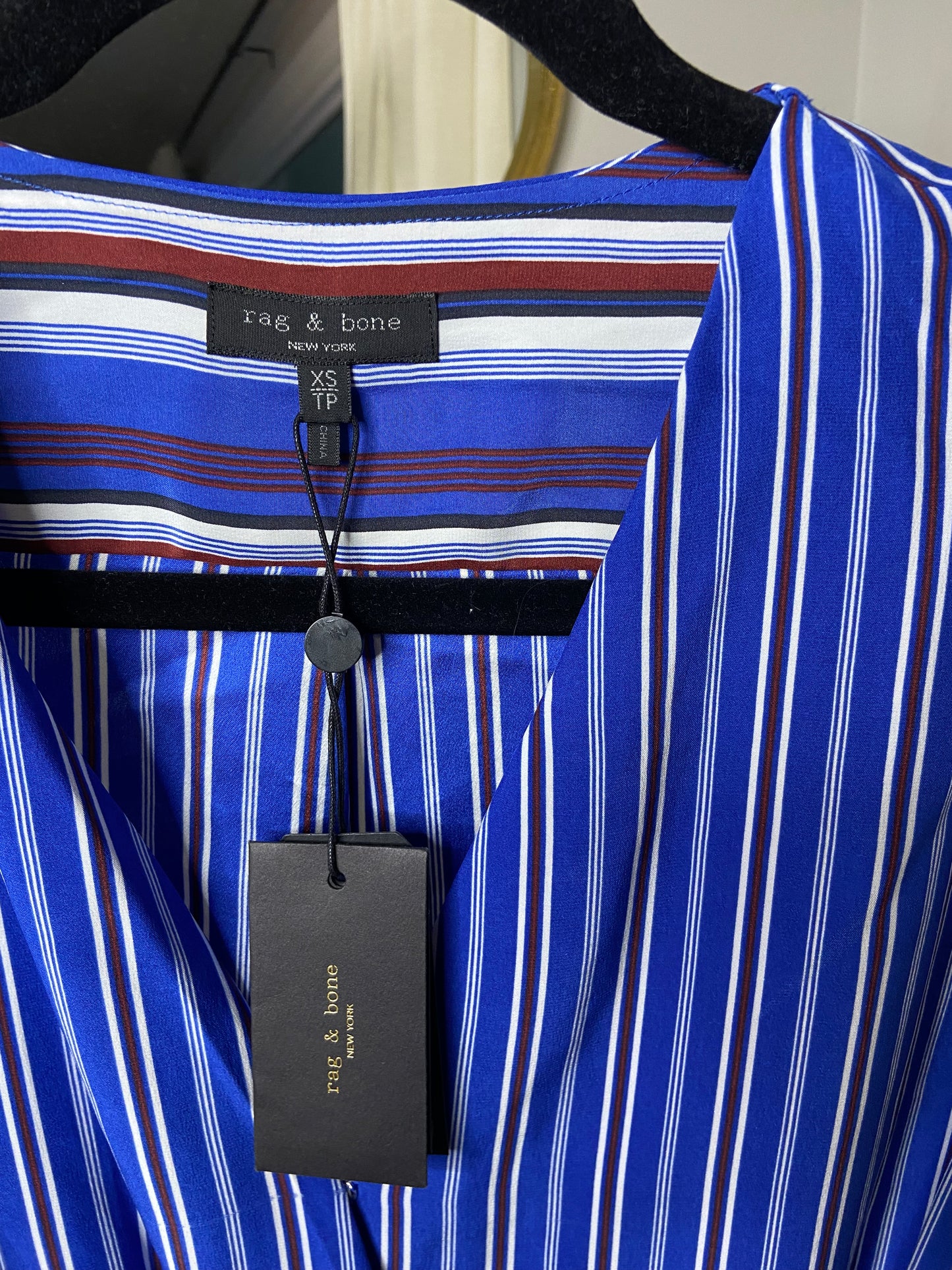 Rag and Bone Felix Stripe Popover size XS
