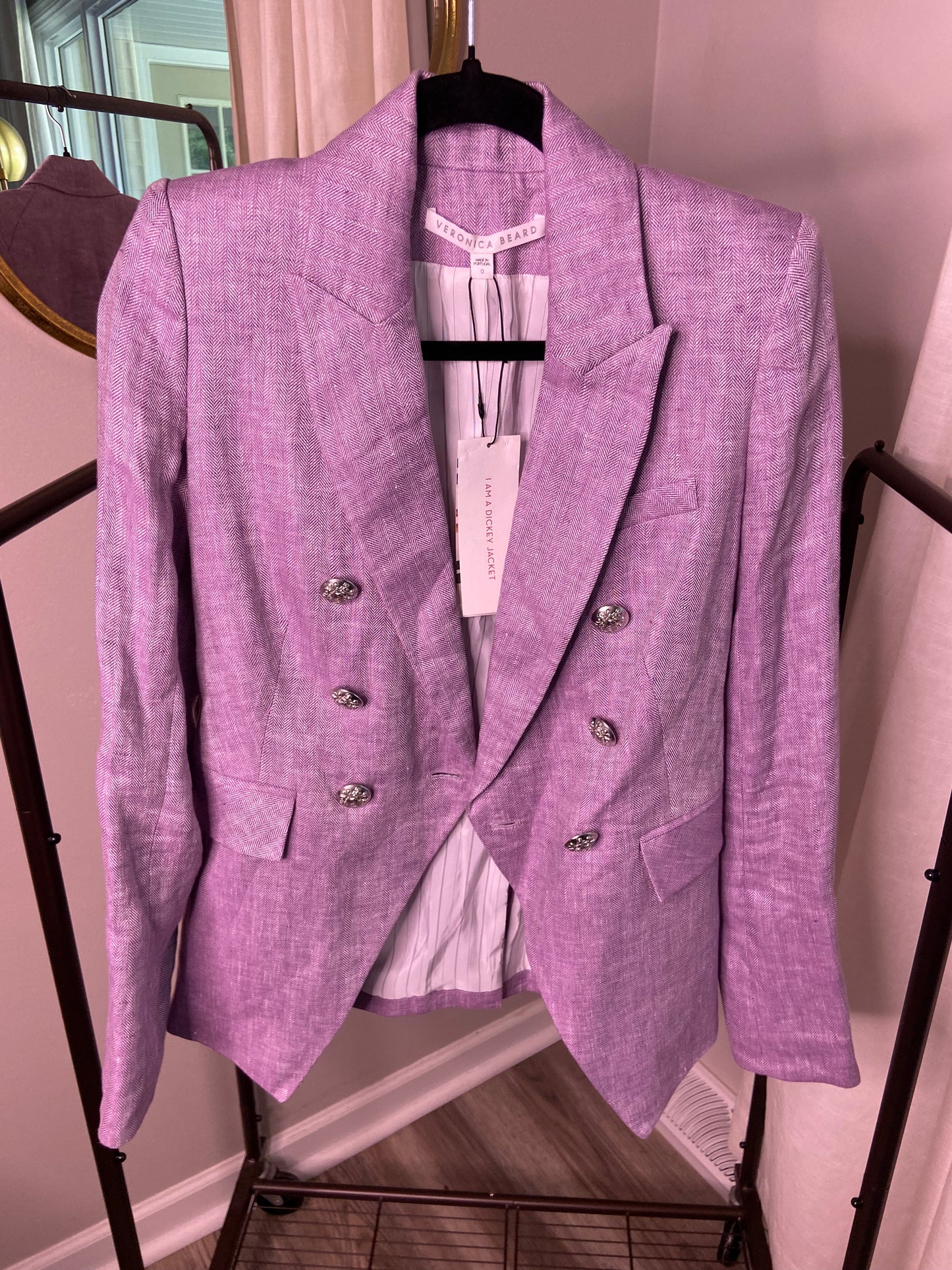 Veronica Beard Linen Miller Dickey Jacket size 0