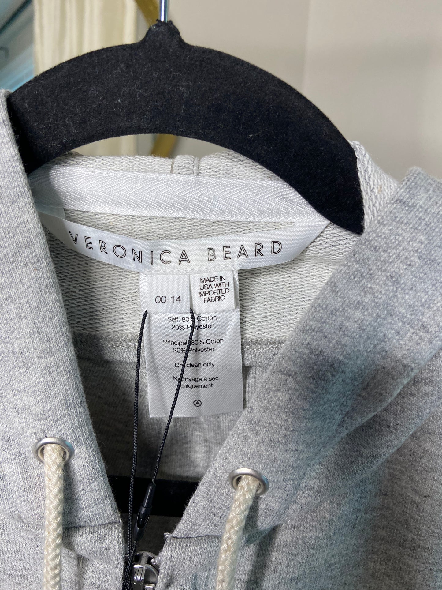 Veronica Beard Hoodie Dickey size 00-14