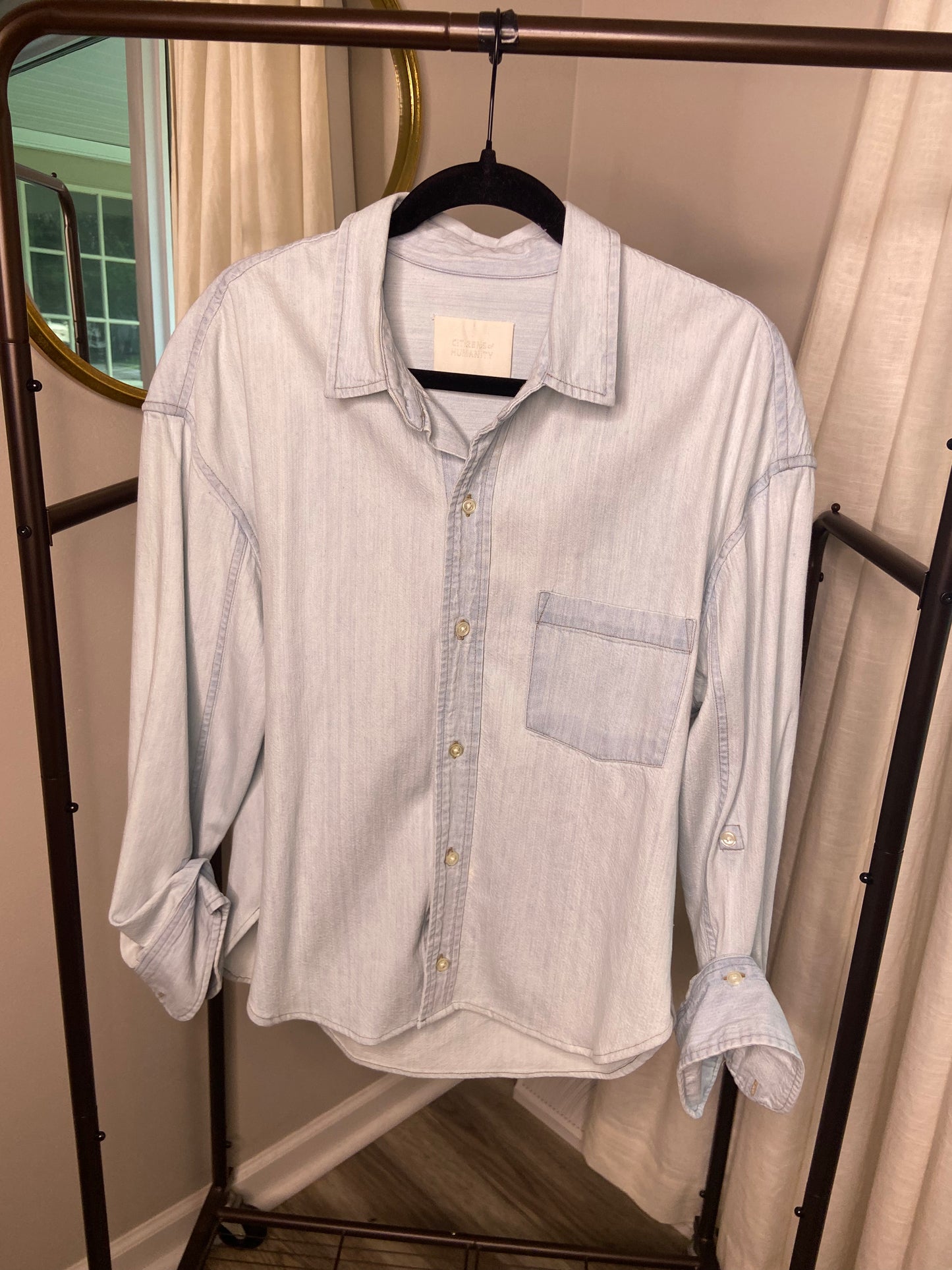 Citizens of Humanity Kayla Denim Shirt size M