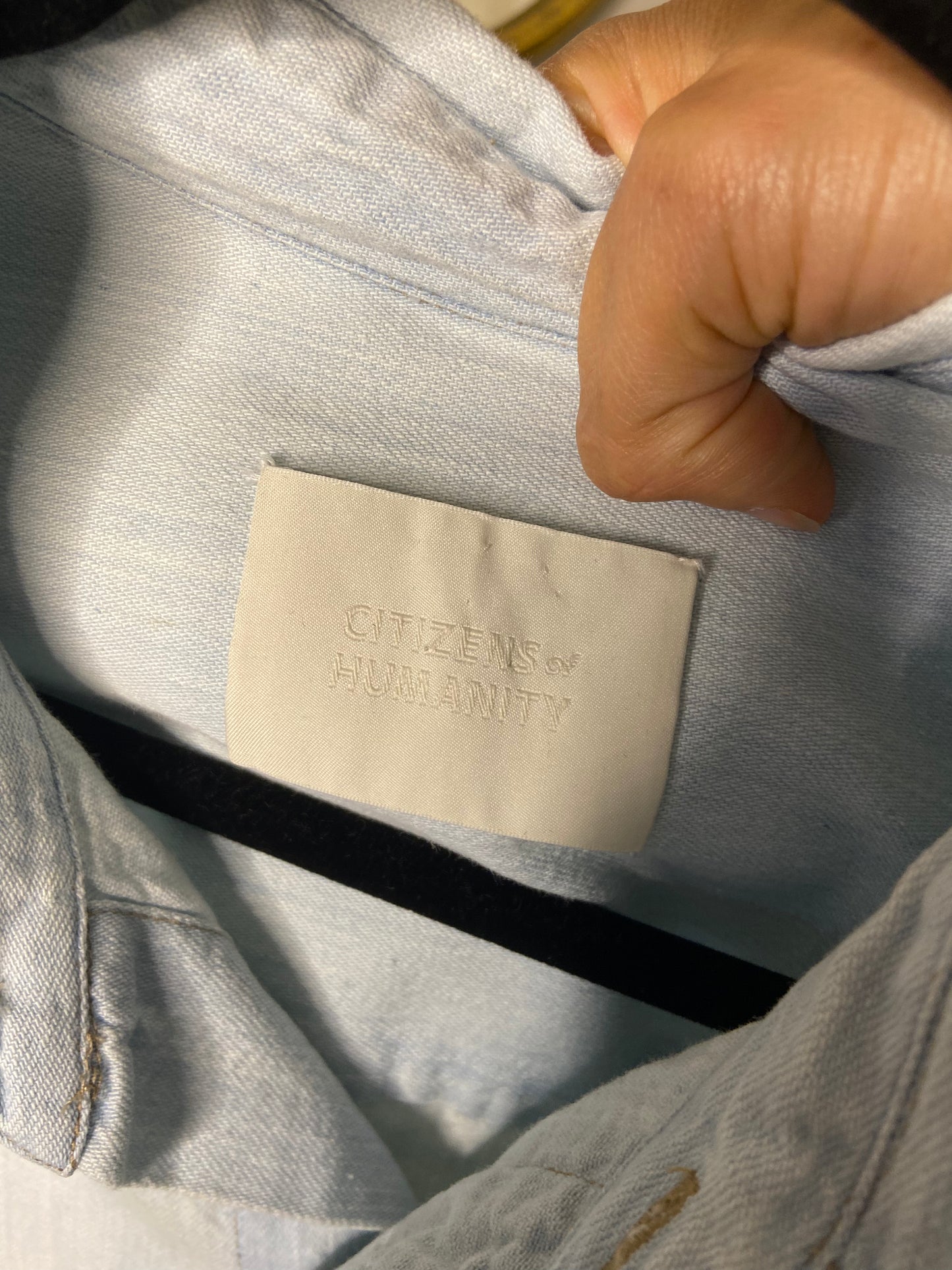Citizens of Humanity Kayla Denim Shirt size M