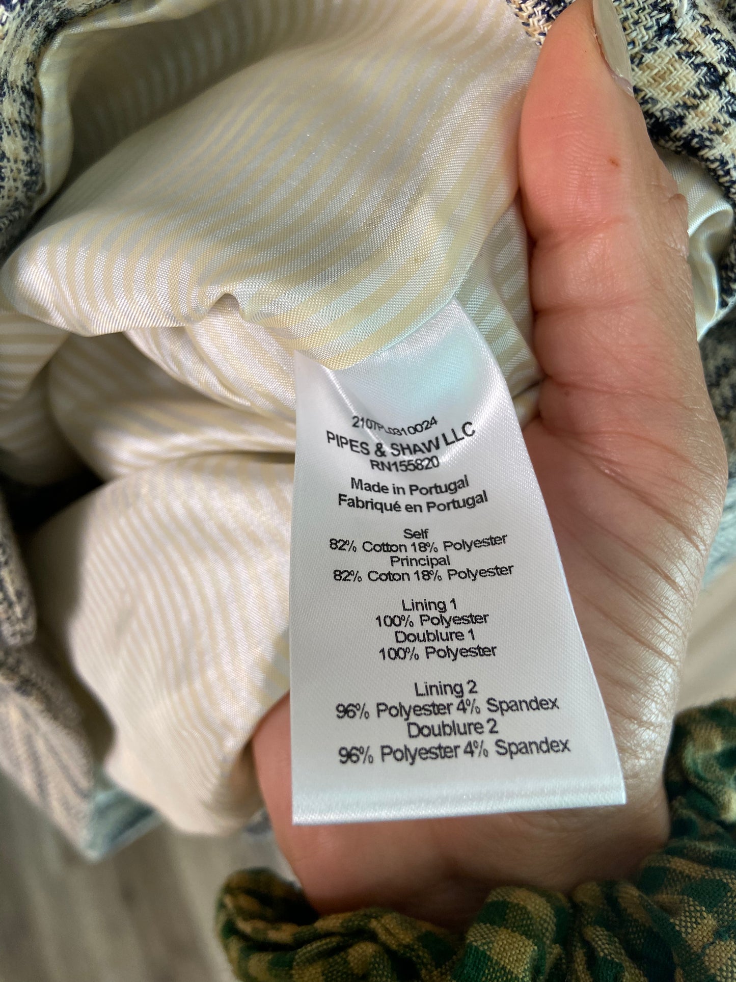 Veronica Beard Vohra Plaid Jacket size 2