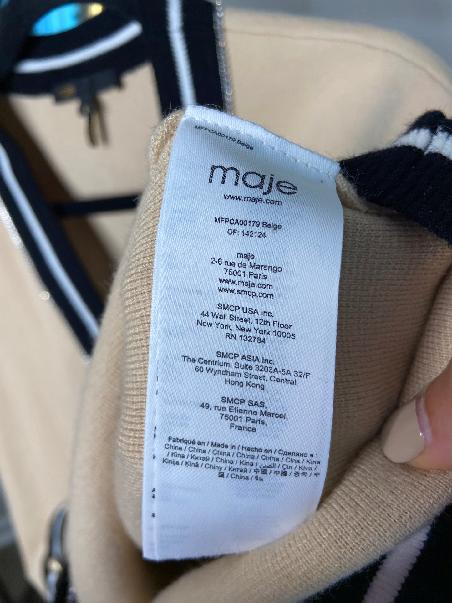 Maje Marshelli Oversized Sleeveless Cardigan size M