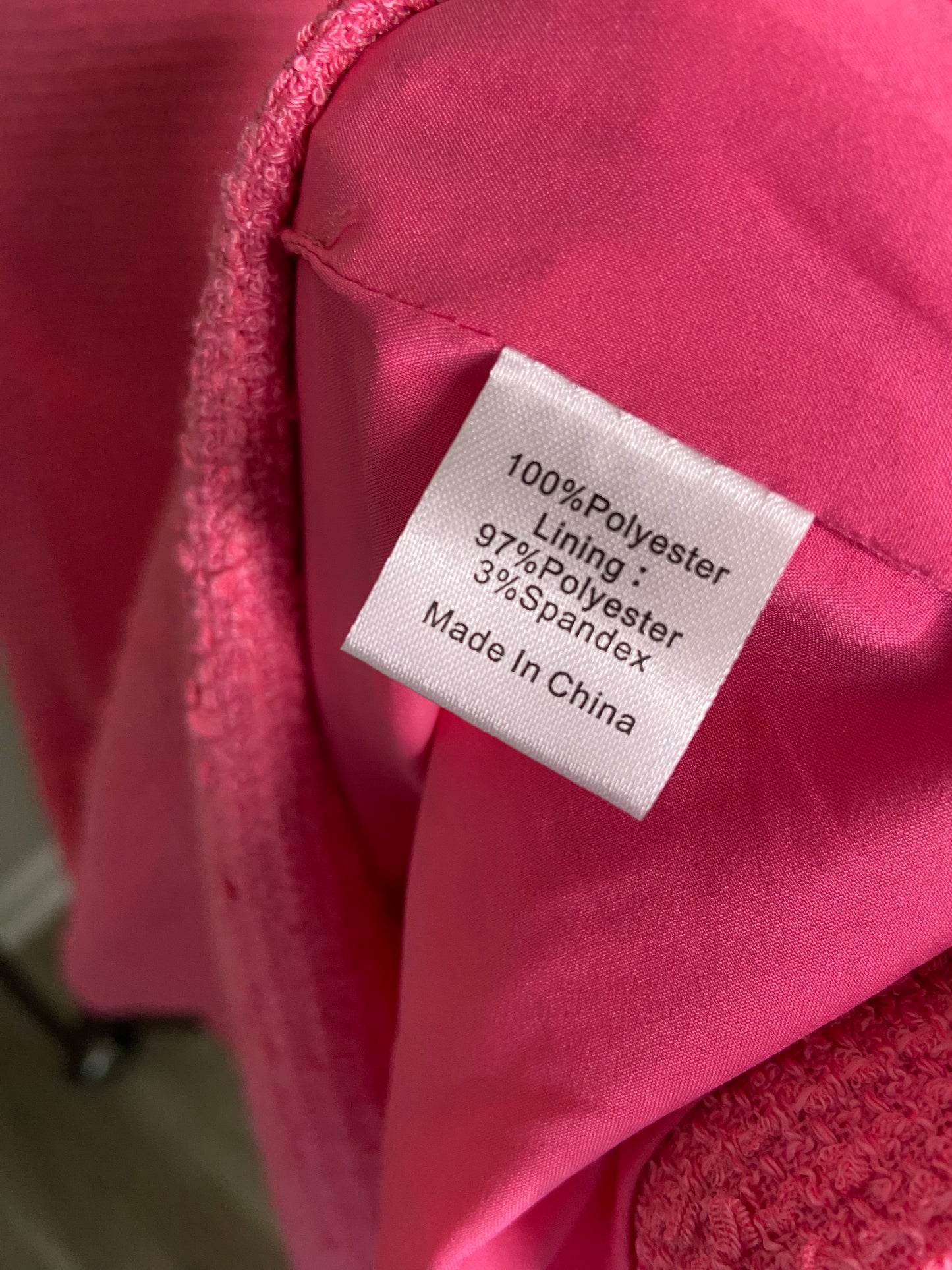 Tuckernuck Pink Tweed Jackie Mini Dress size XS
