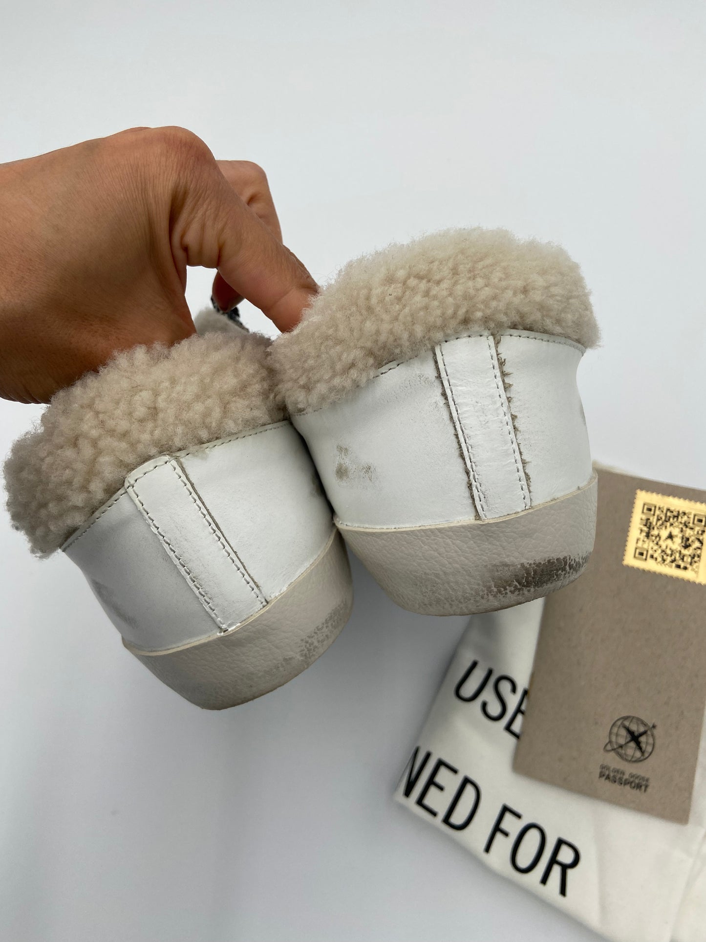 Golden Goose Superstar Shearling Sneakers size 40