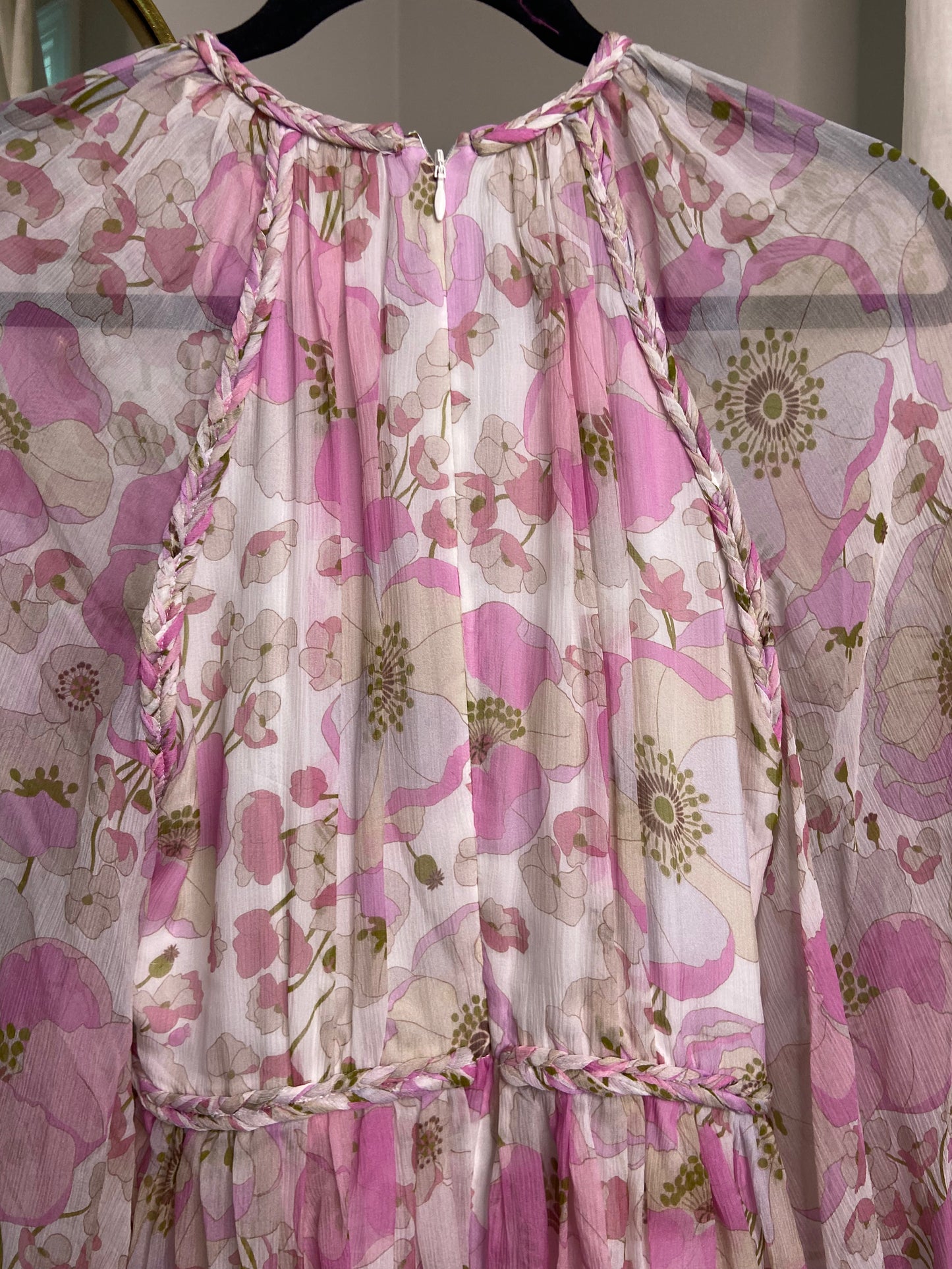 Zimmermann Super Eight Braid Midi Dress size US 6