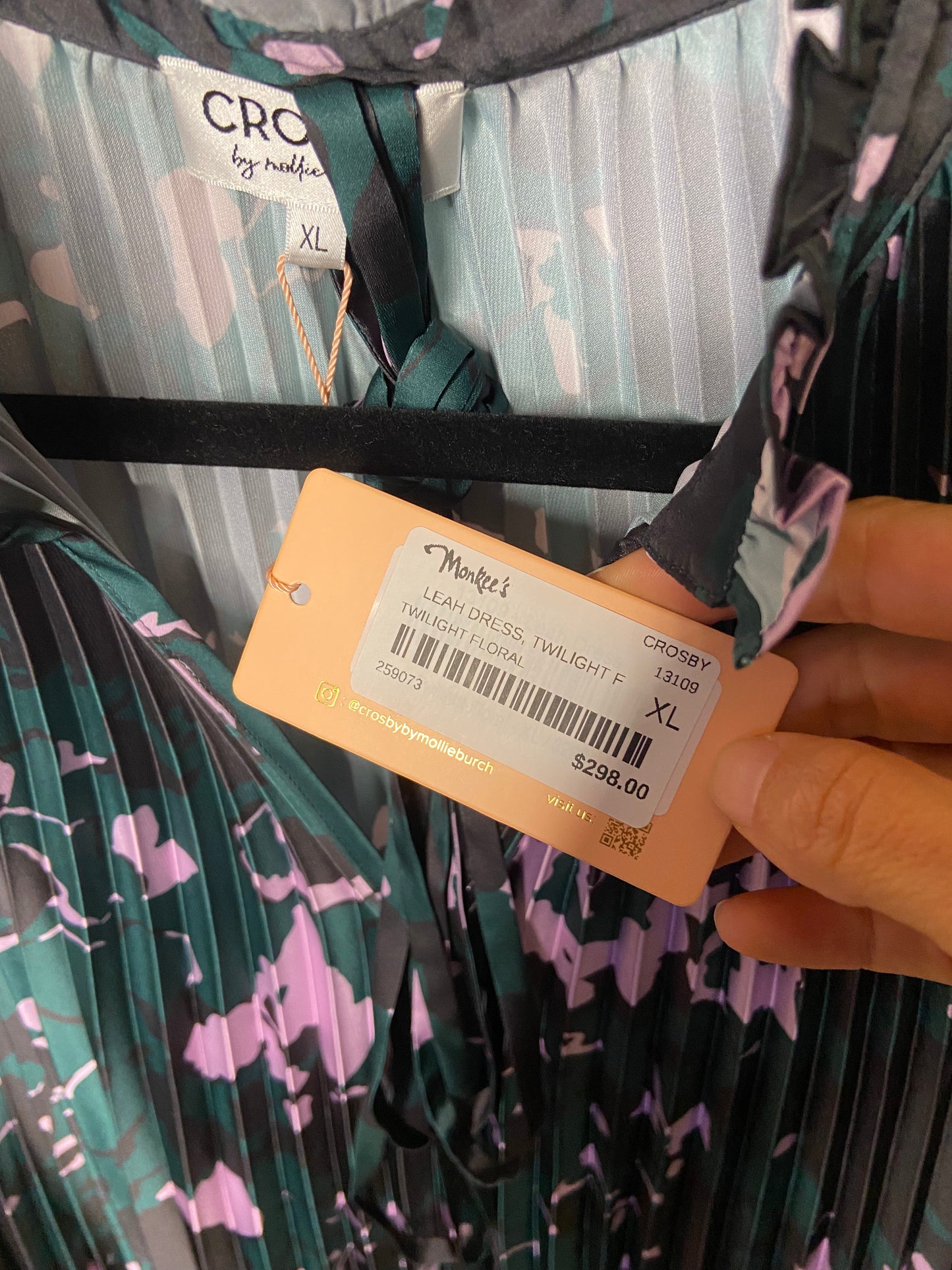 Crosby by Mollie Burch Leah Dress Twilight Floral size XL