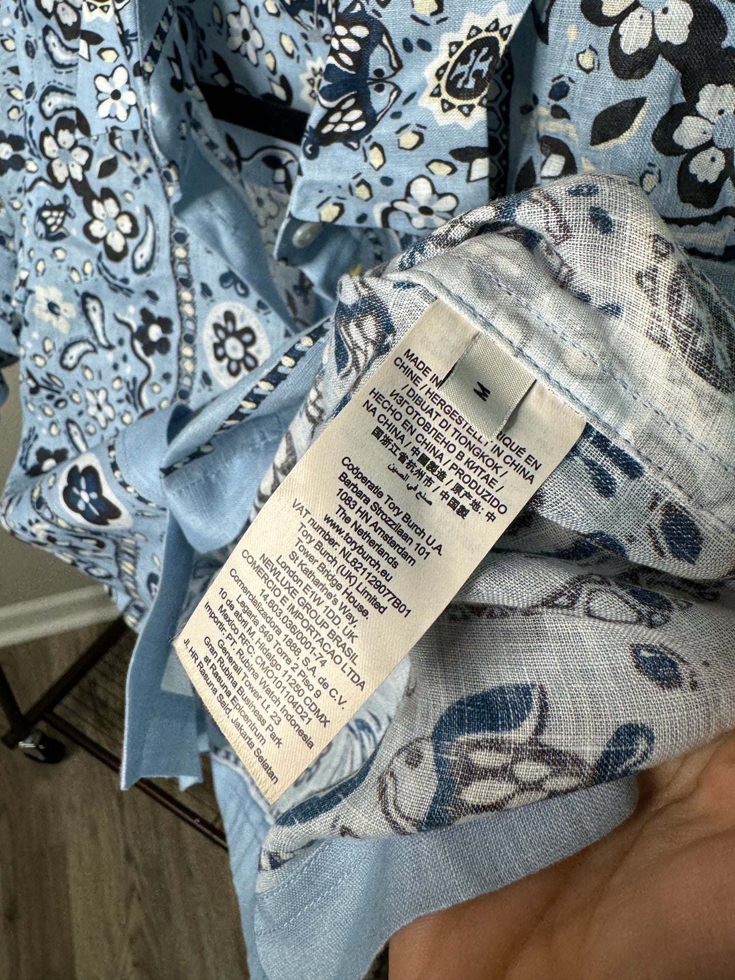 Tory Burch Printed Linen Set size M