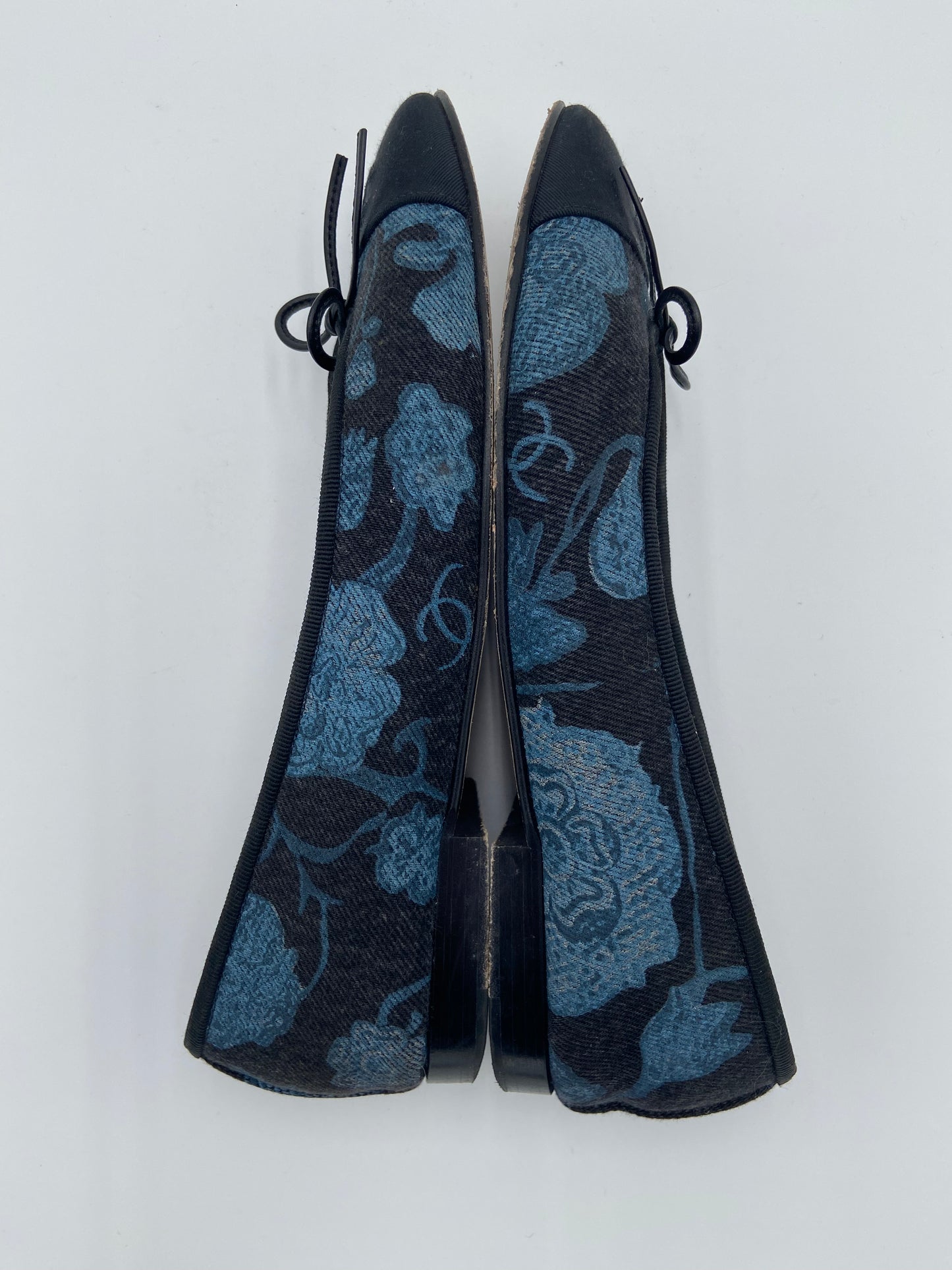 Chanel Denim Ballet Flats size 38.5