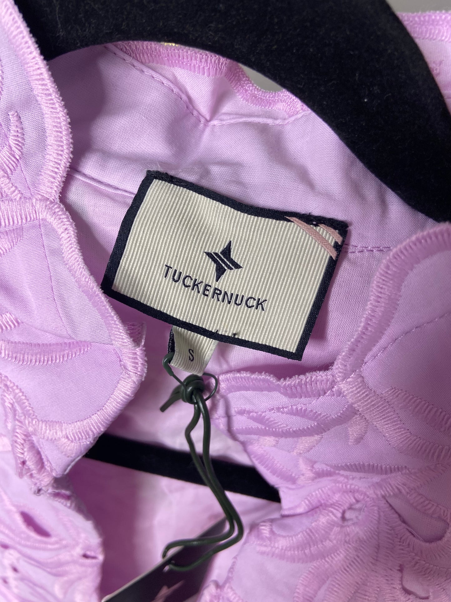Tuckernuck Lilac Floral Lace Clarice Dress size S