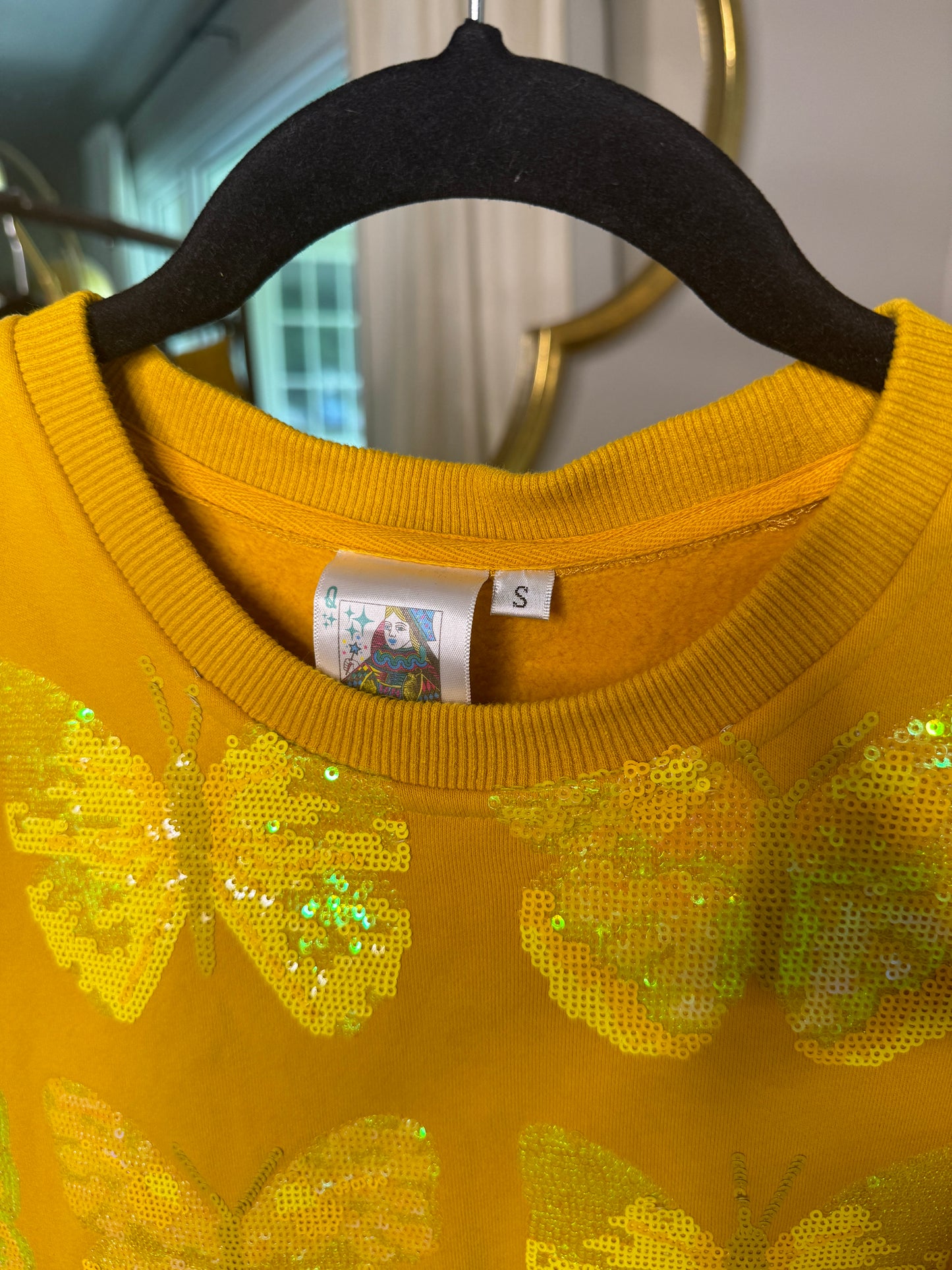 Queen of Sparkles Butterfly Sequin Set size XS/S