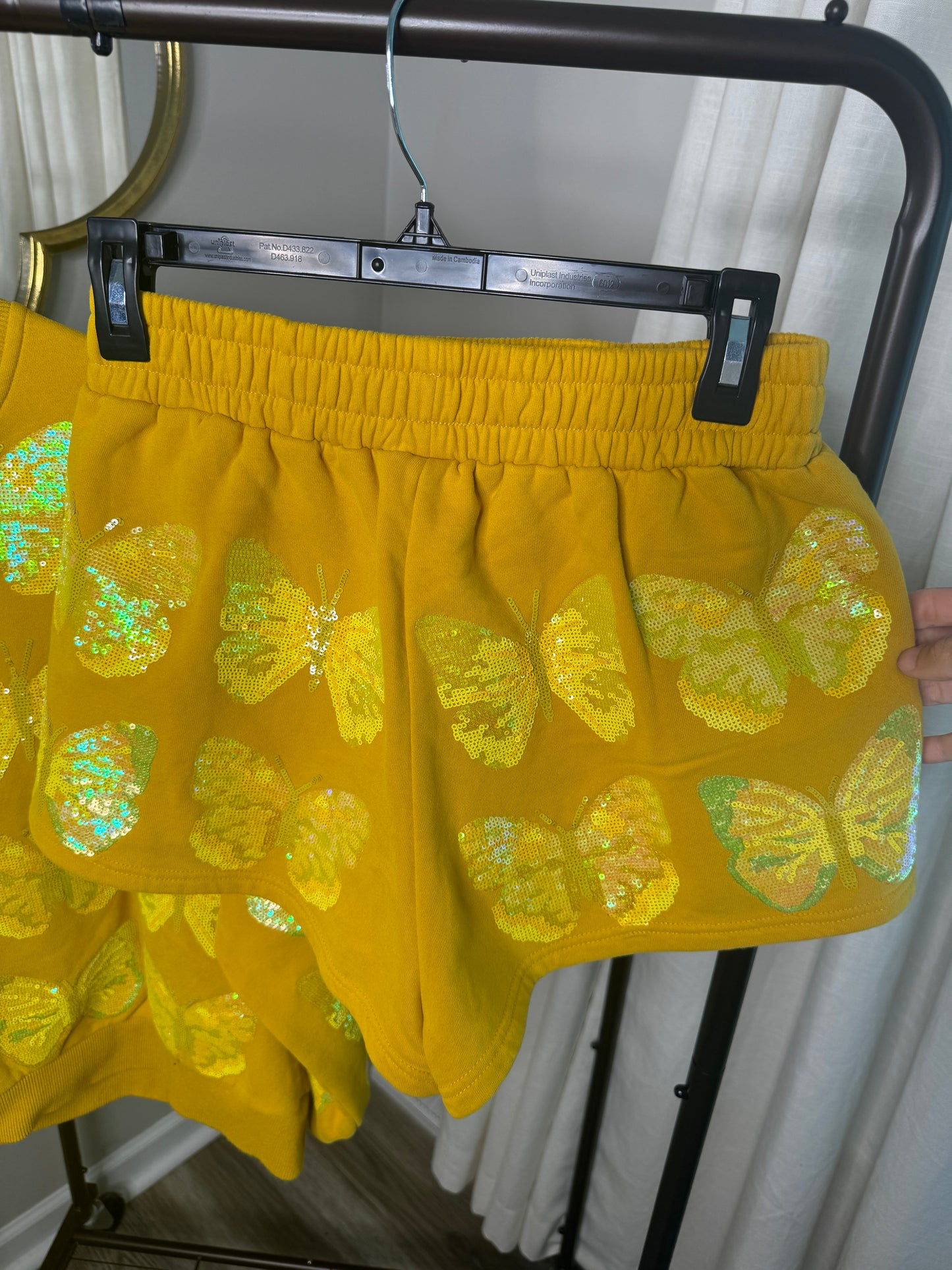 Queen of Sparkles Butterfly Sequin Set size XS/S