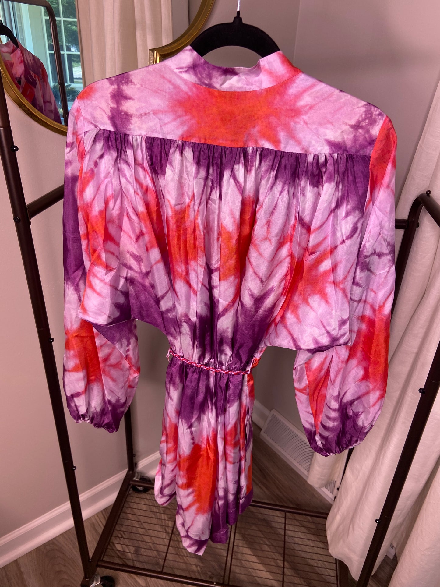 Zimmermann Shelly Button Silk Playsuit size US 10