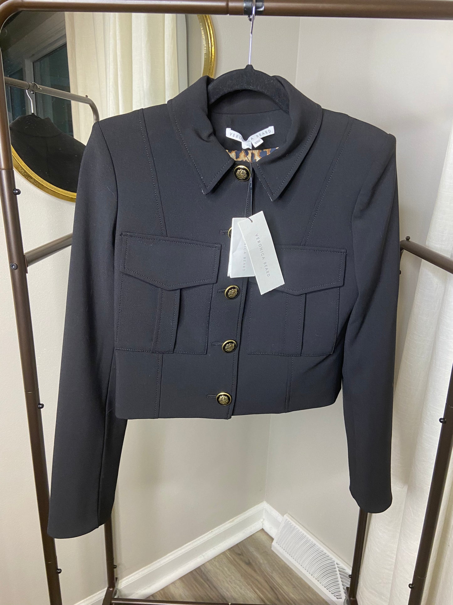 Veronica Beard Fulham Black Jacket size 4