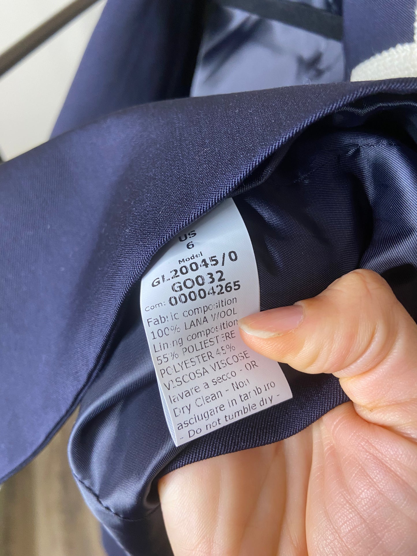 G. Label by Goop Krentzman Tipped Jacket Blazer size 6