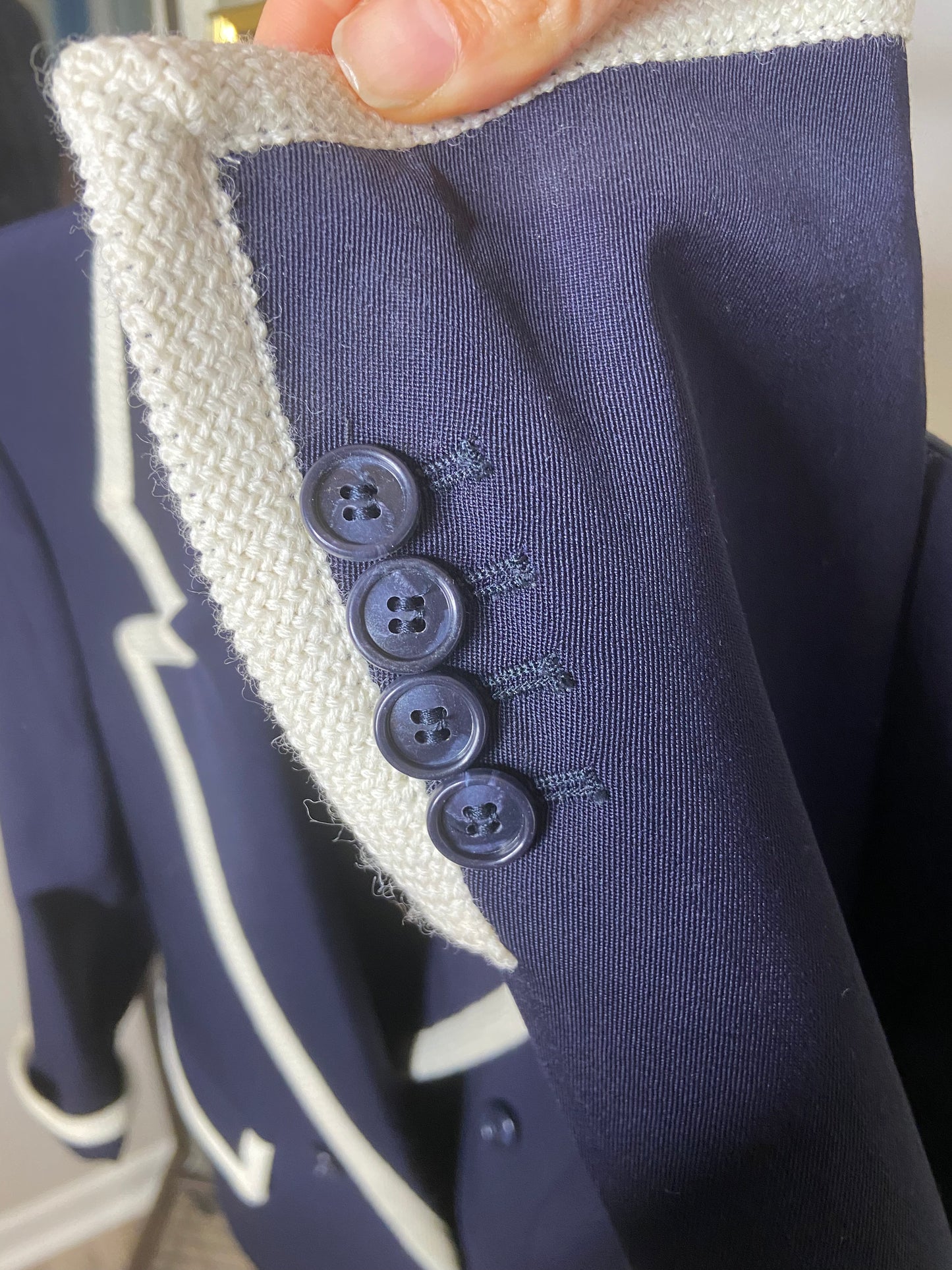 G. Label by Goop Krentzman Tipped Jacket Blazer size 6