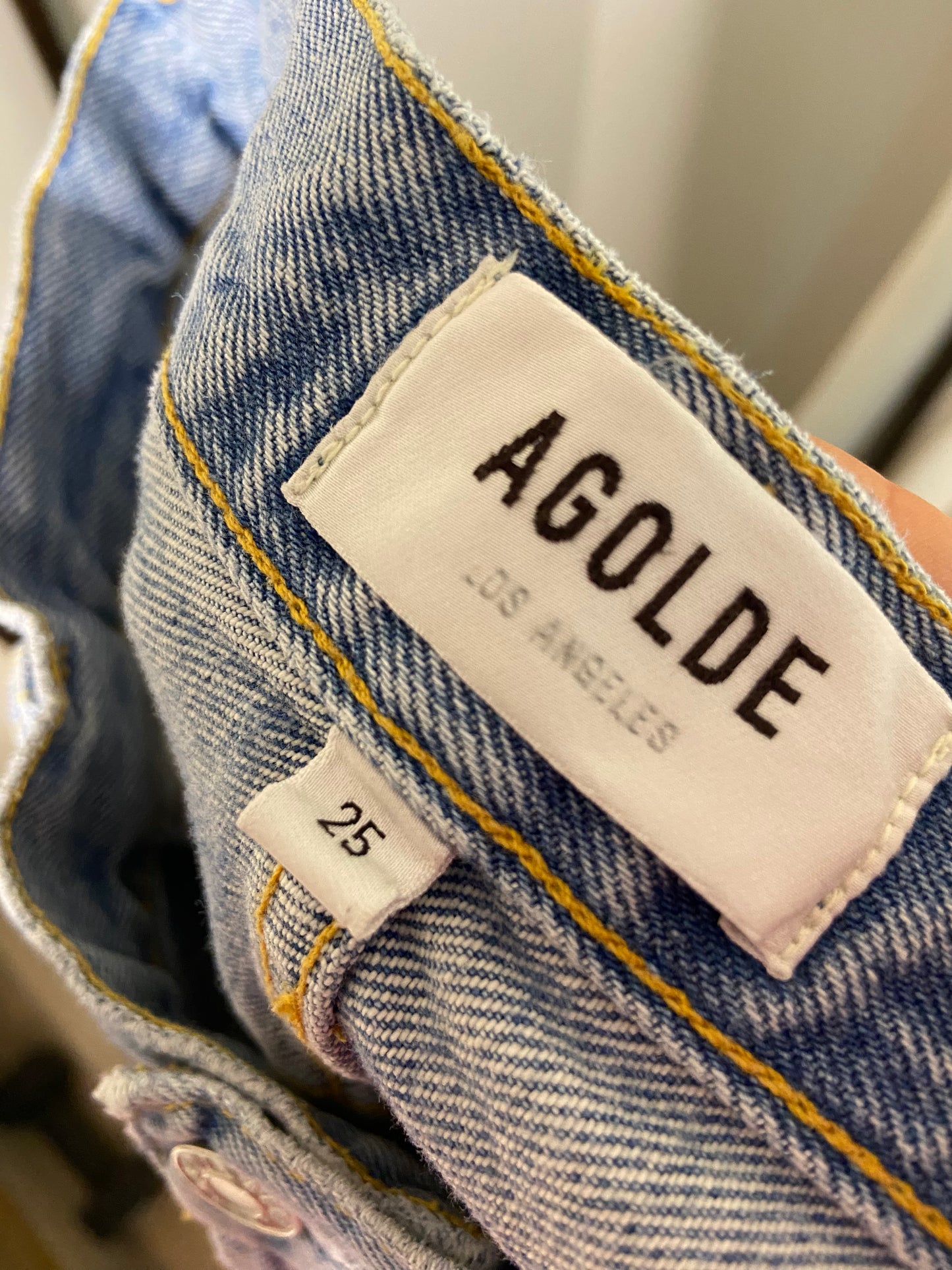 Agolde 90's Pinch Waist Jean in Flashback size 25