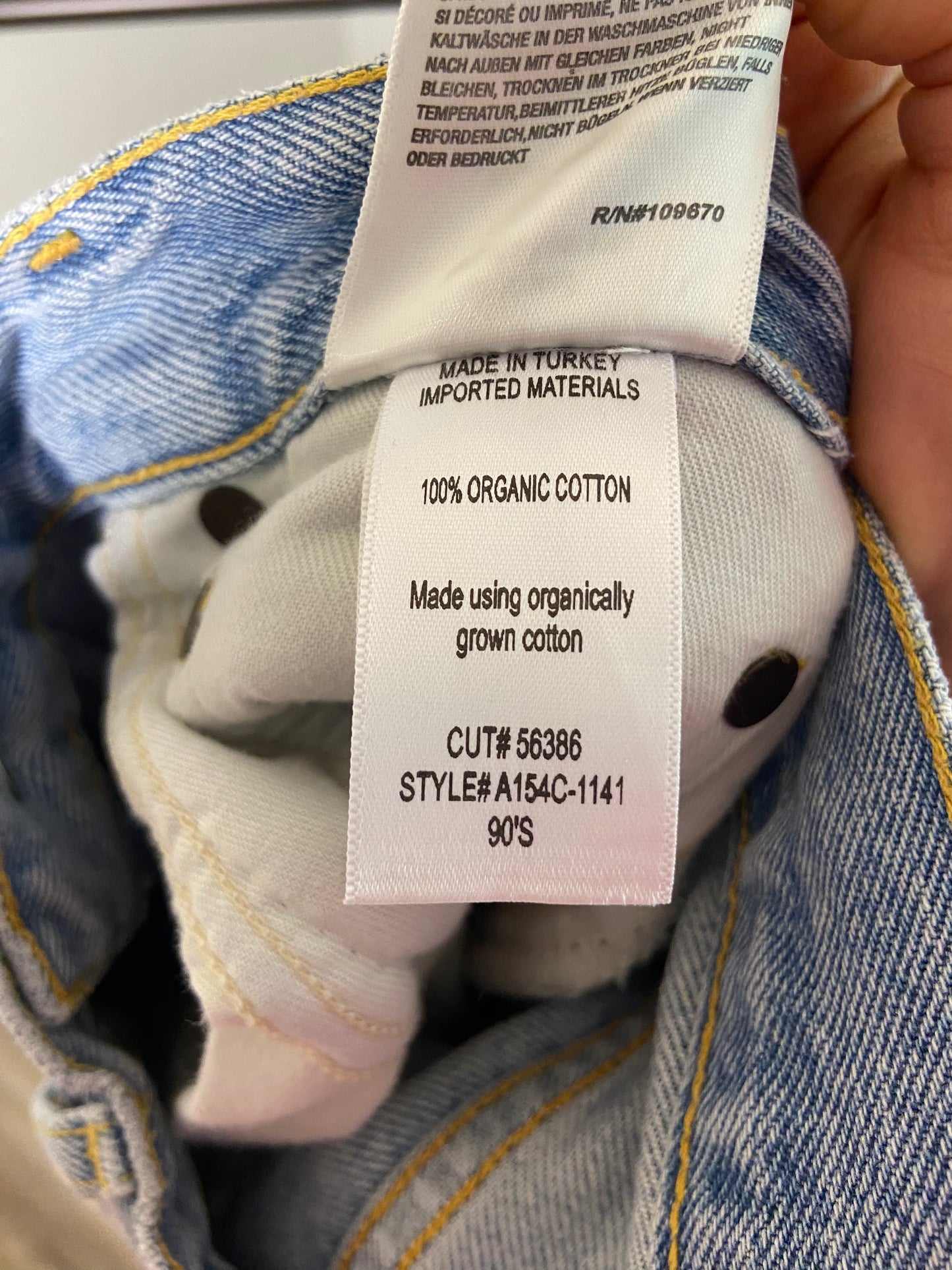 Agolde 90's Pinch Waist Jean in Flashback size 25