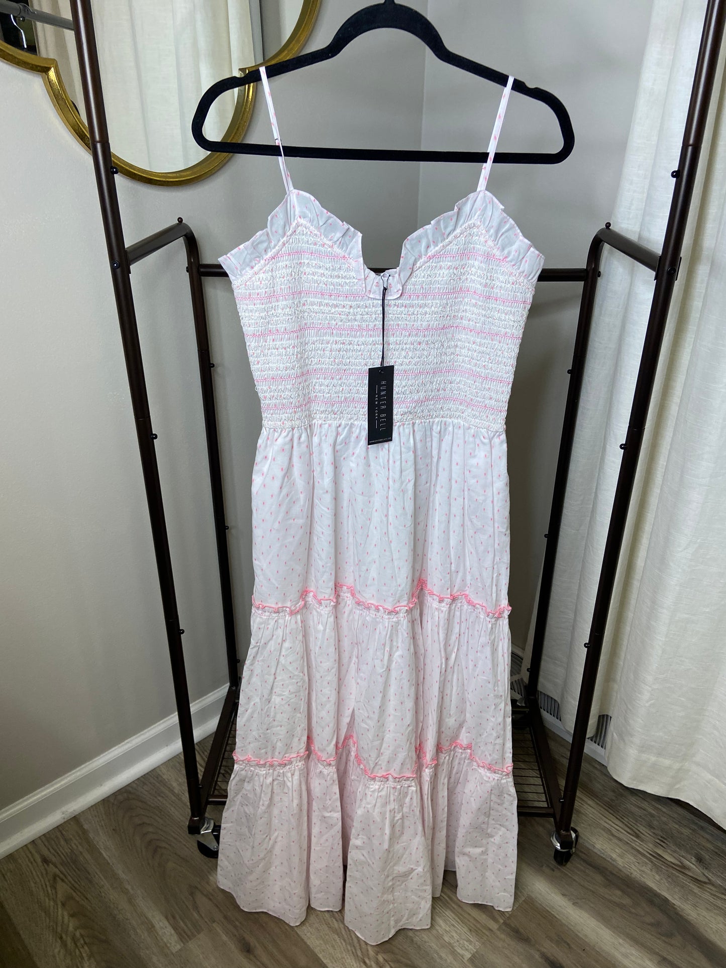 Hunter Bell Clara Midi Dress size M