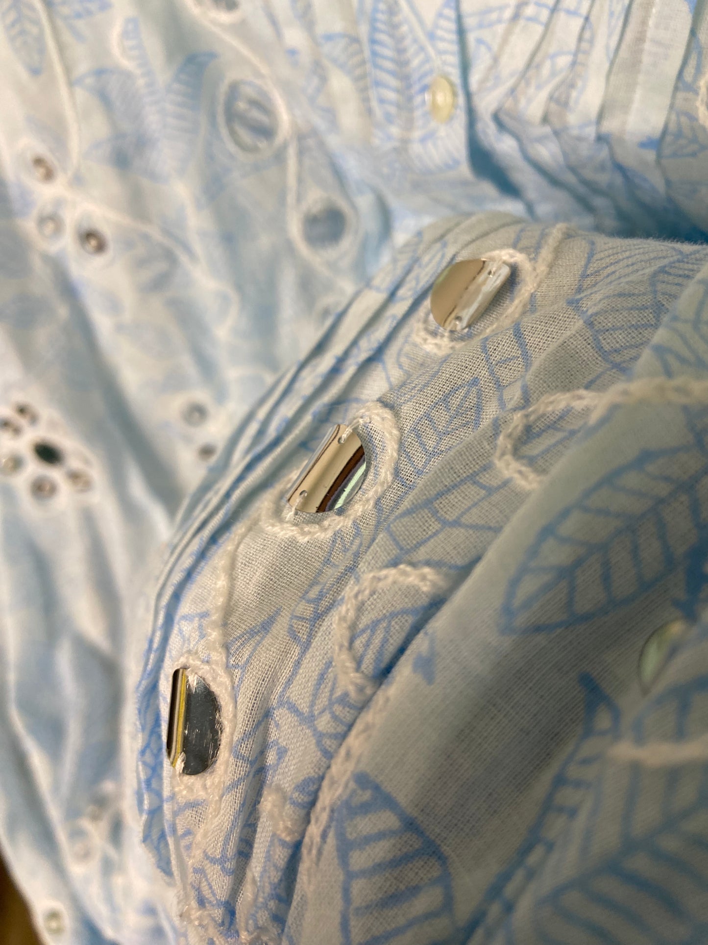 Juliet Dunn Mirror Embellished Blouson Dress size 2/4