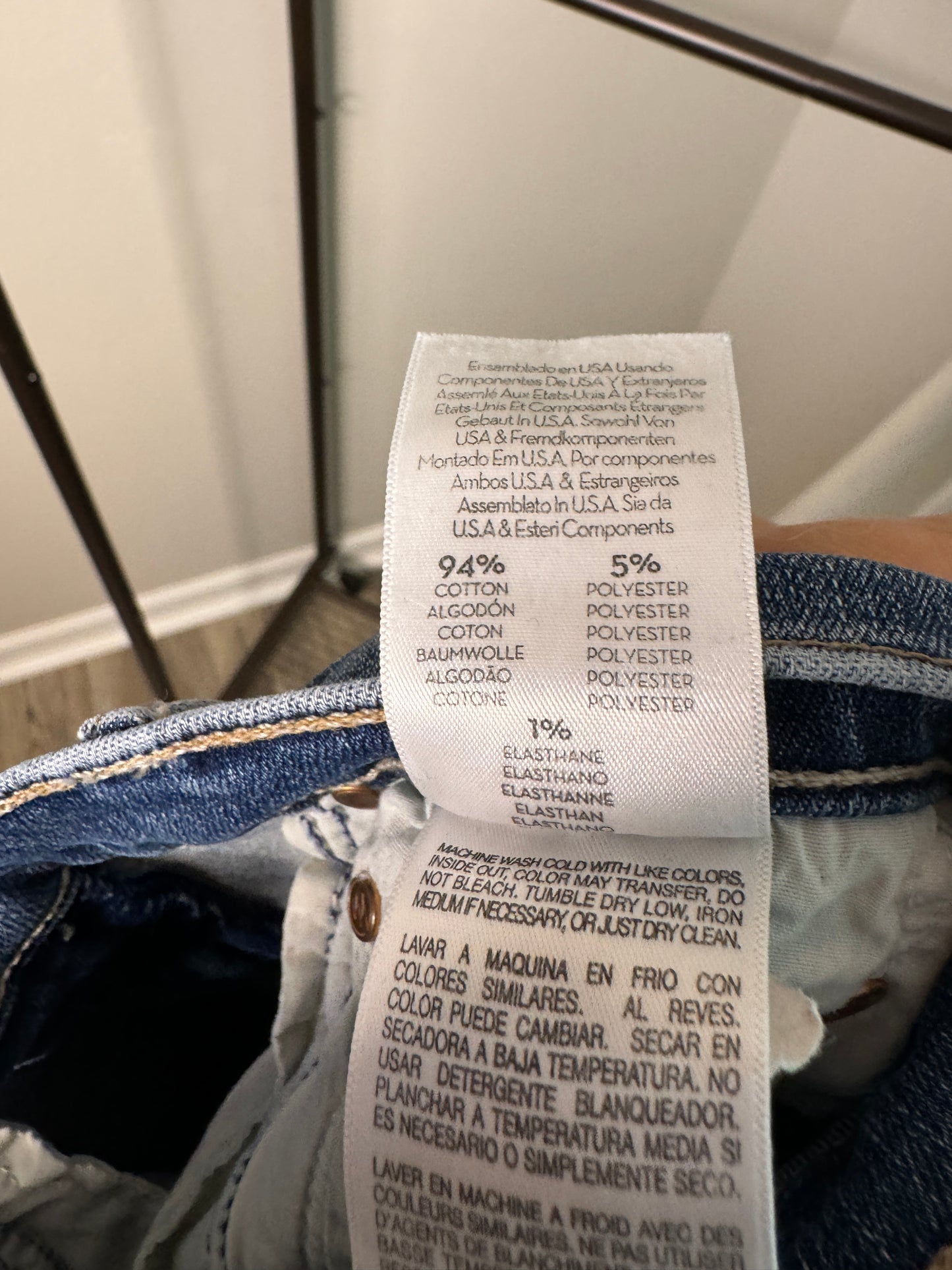 Mother The Insider Crop Step Fray Jeans size 25
