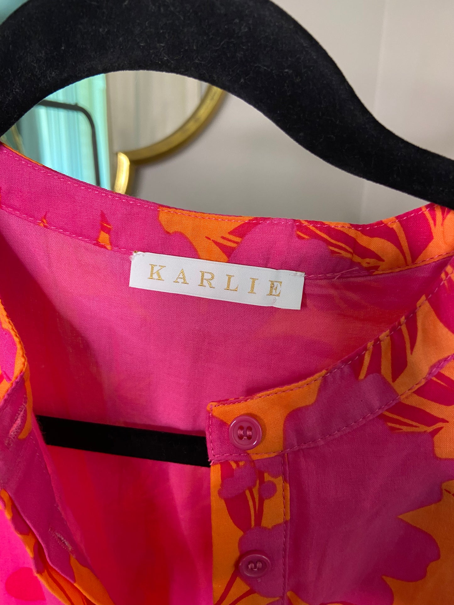Karlie Tropical Maxi Dress size S