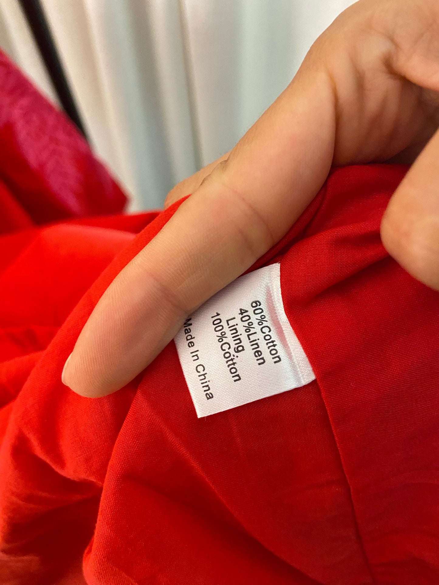 Tuckernuck Scarlet and Hot Pink Embroidered Windermere Caftan size L