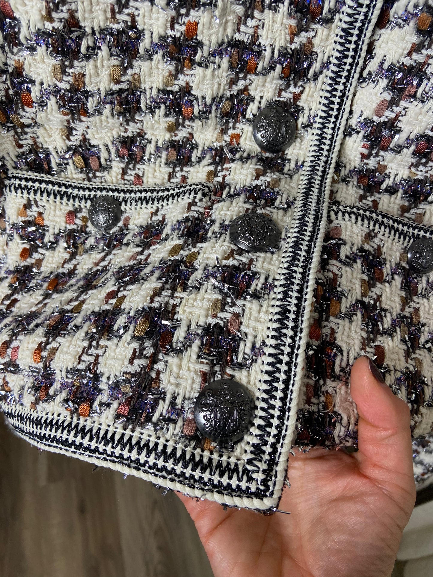 Veronica Beard Cirtane Tweed Jacket size 4