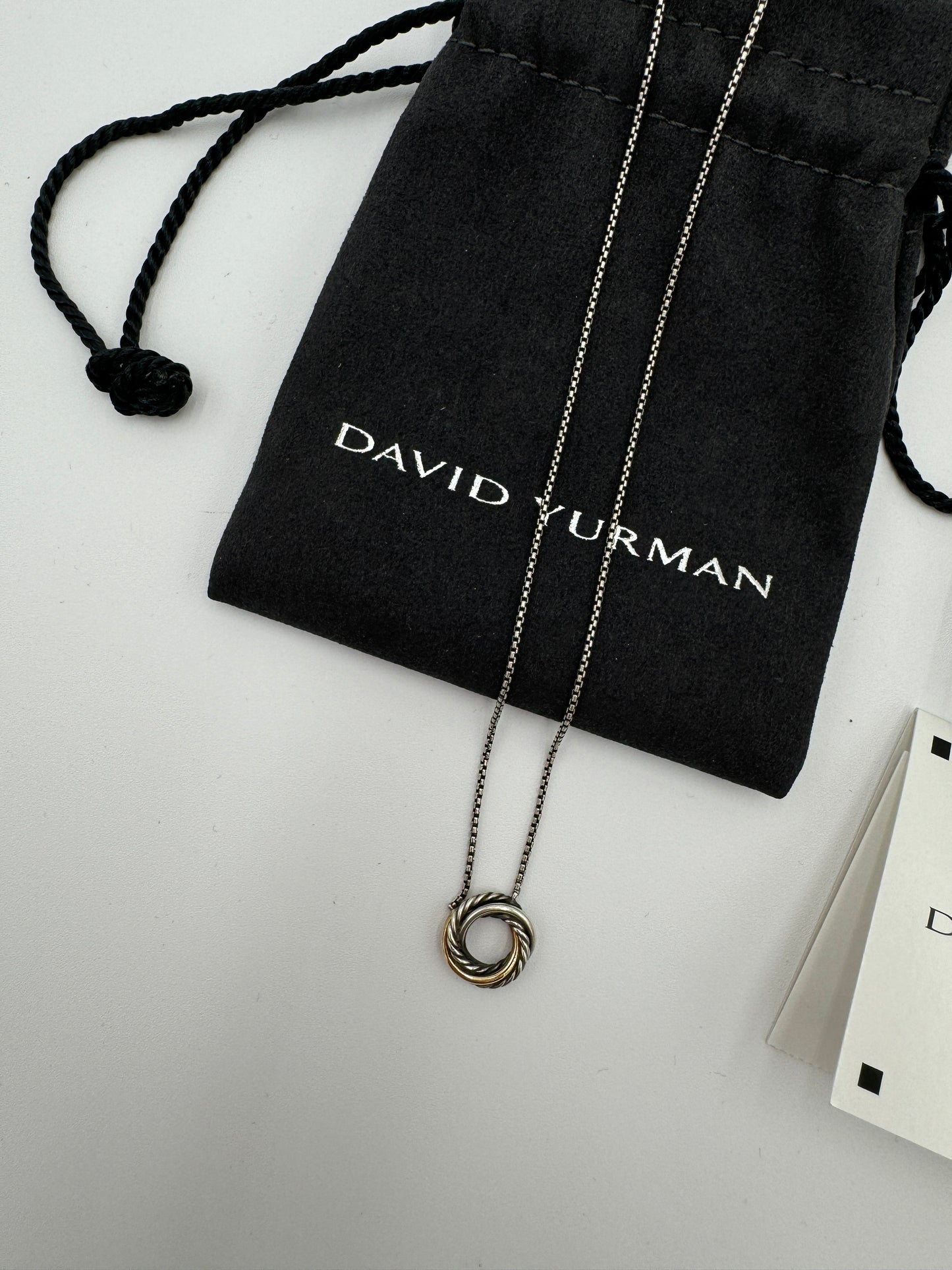 David Yurman Crossover Pendant Necklace