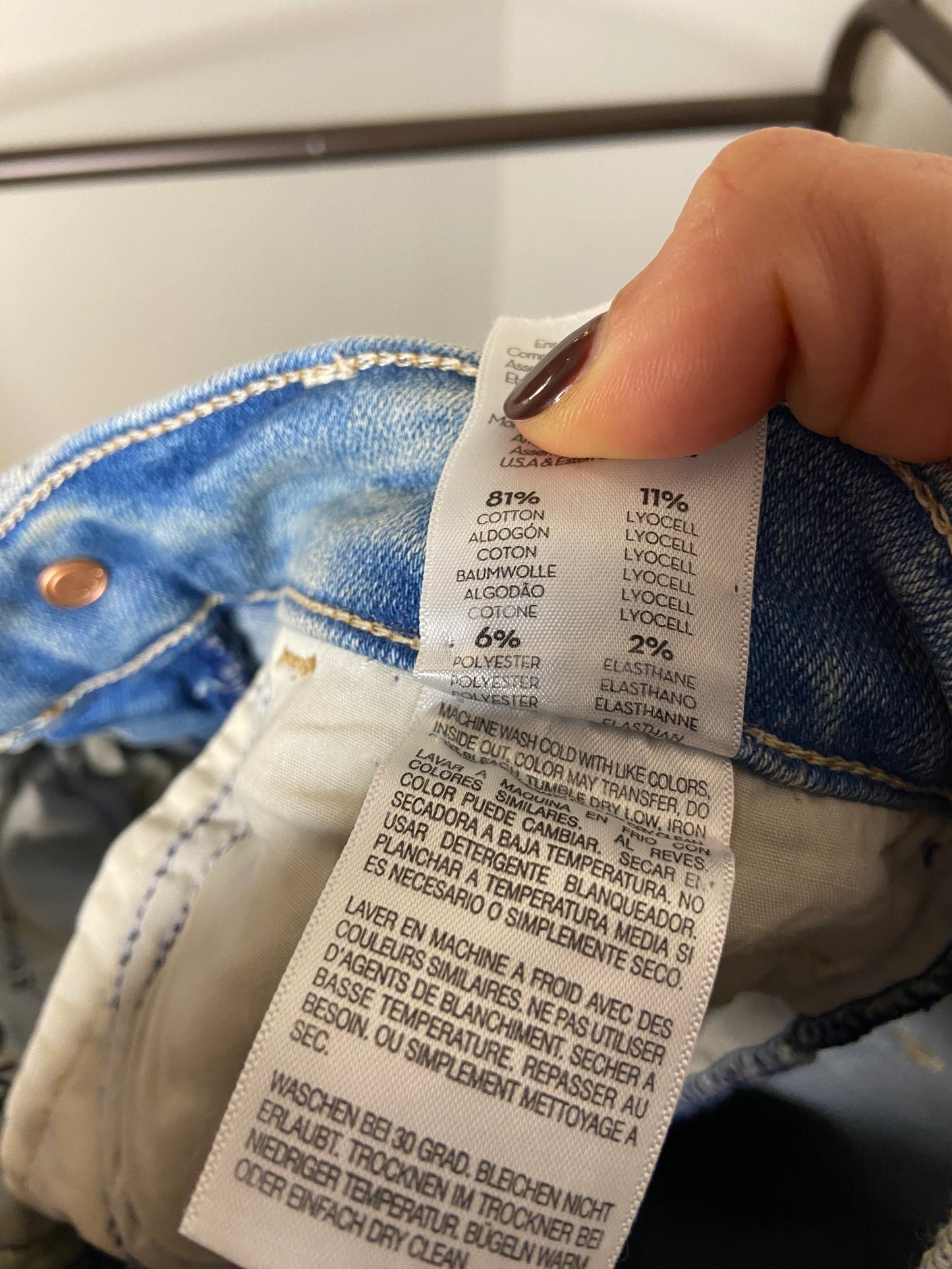 Mother The Hustler Ankle Fray Jeans size 26