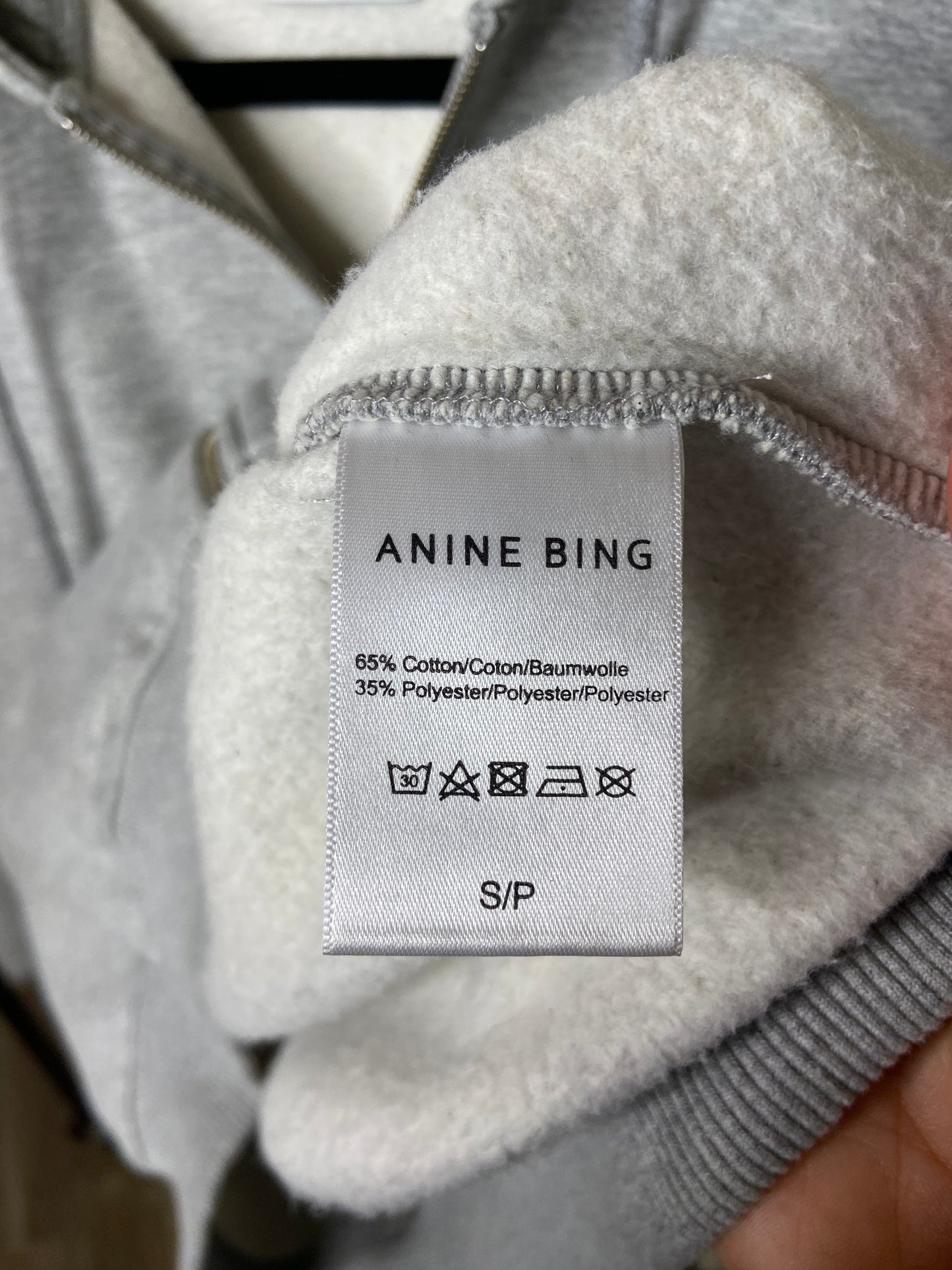 Anine Bing Oversized Zane Hooded Jacket size S