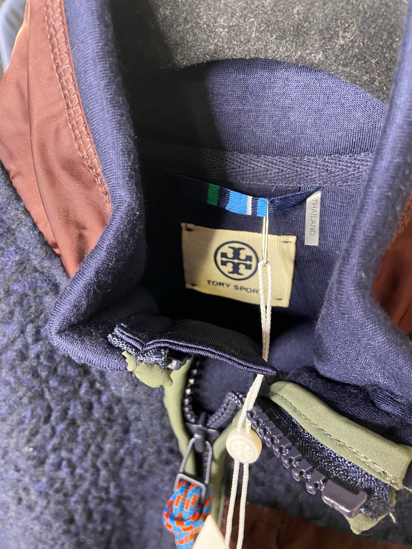 Tory Burch Sherpa Fleece Vest size XS