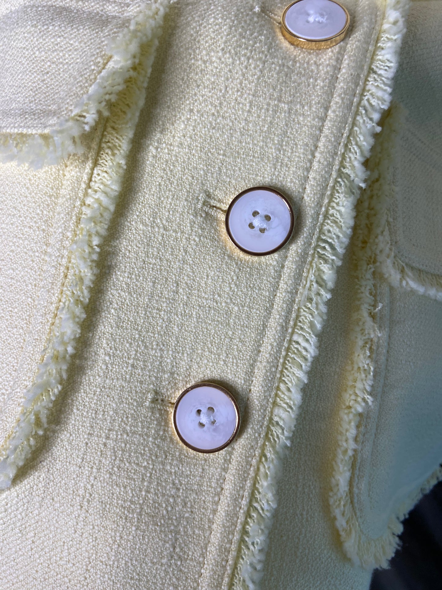 ME+EM Textured Cotton-Blend Crop Jacket size 12