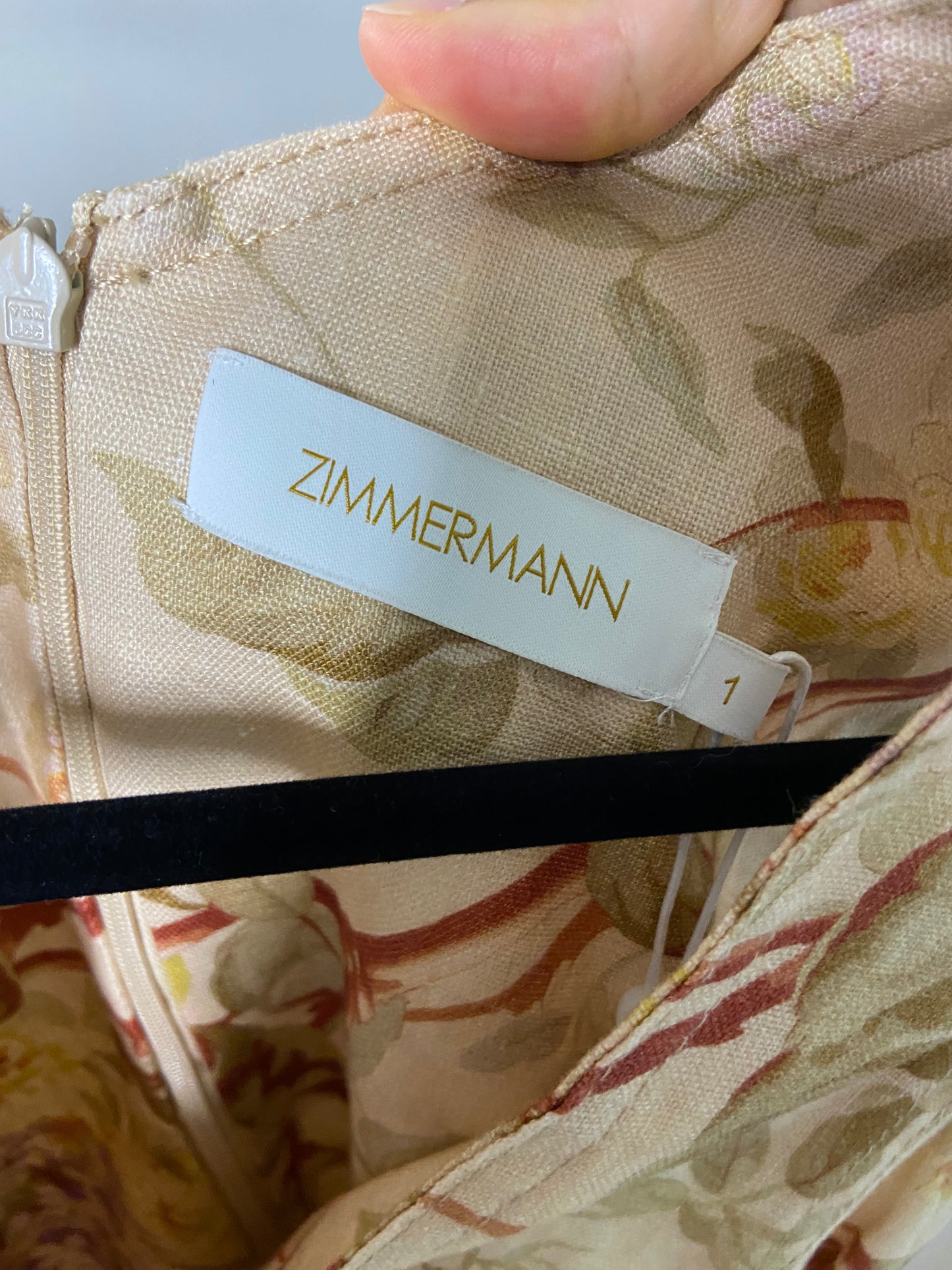 Zimmermann Sabotage Safari Mini Linen Dress size US 6