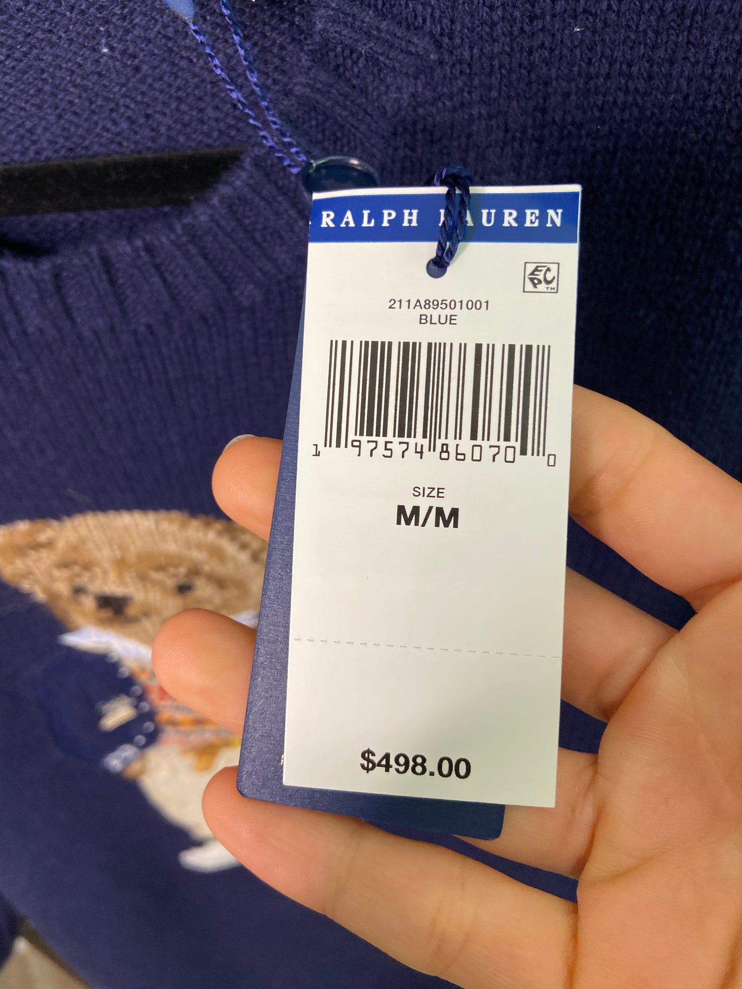 Polo Ralph Lauren Prep Bear Day Sweater Dress