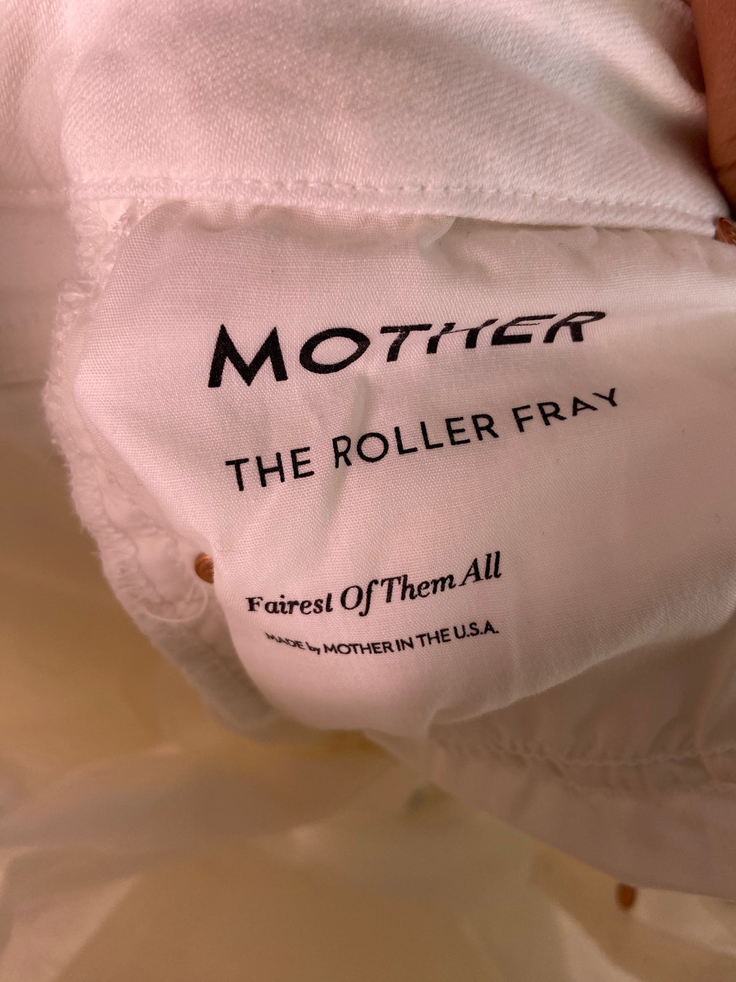 Mother Roller Fray Fairest of Them All Jeans size 27