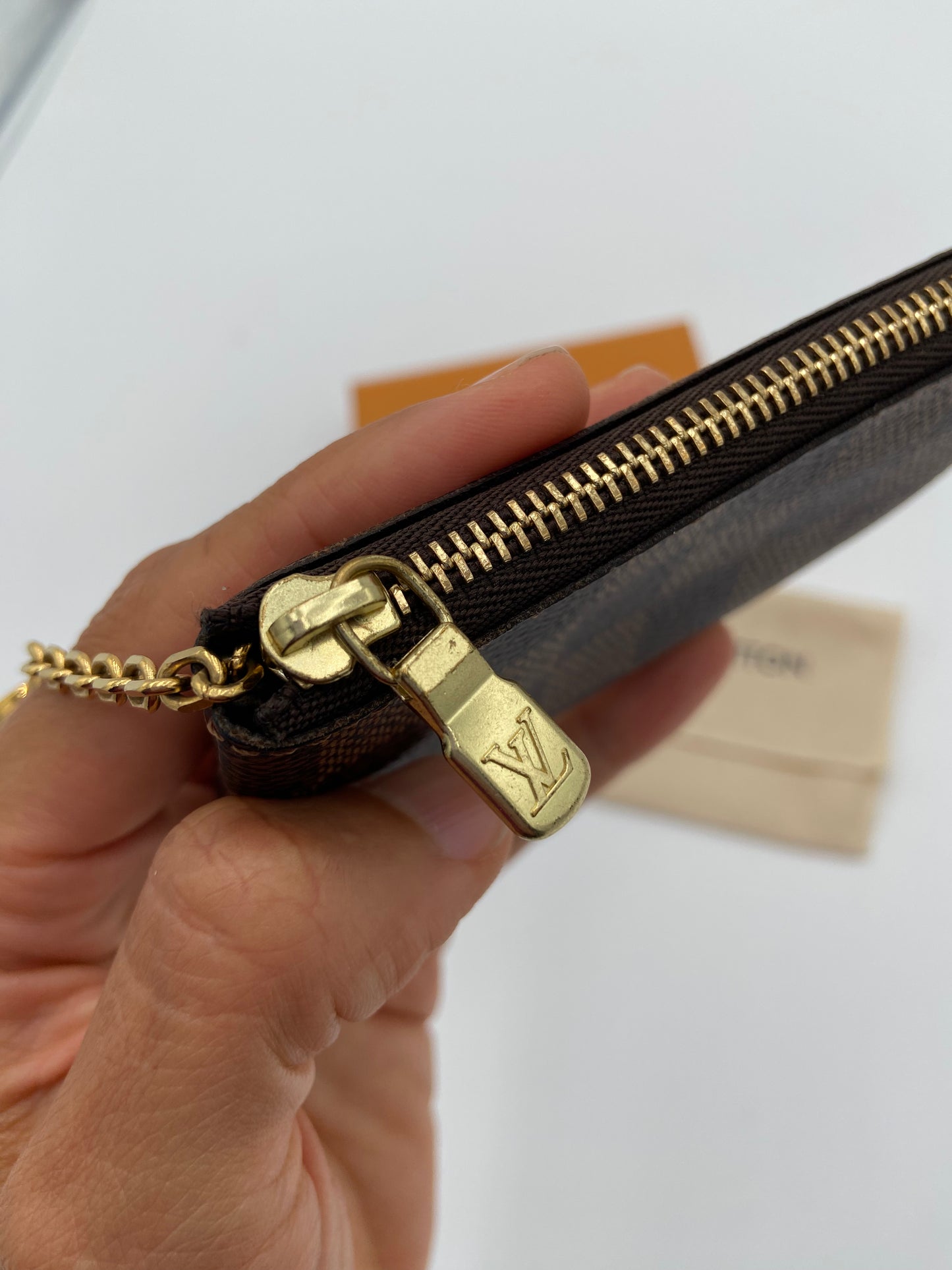 Louis Vuitton Damier Ebene Key Pouch
