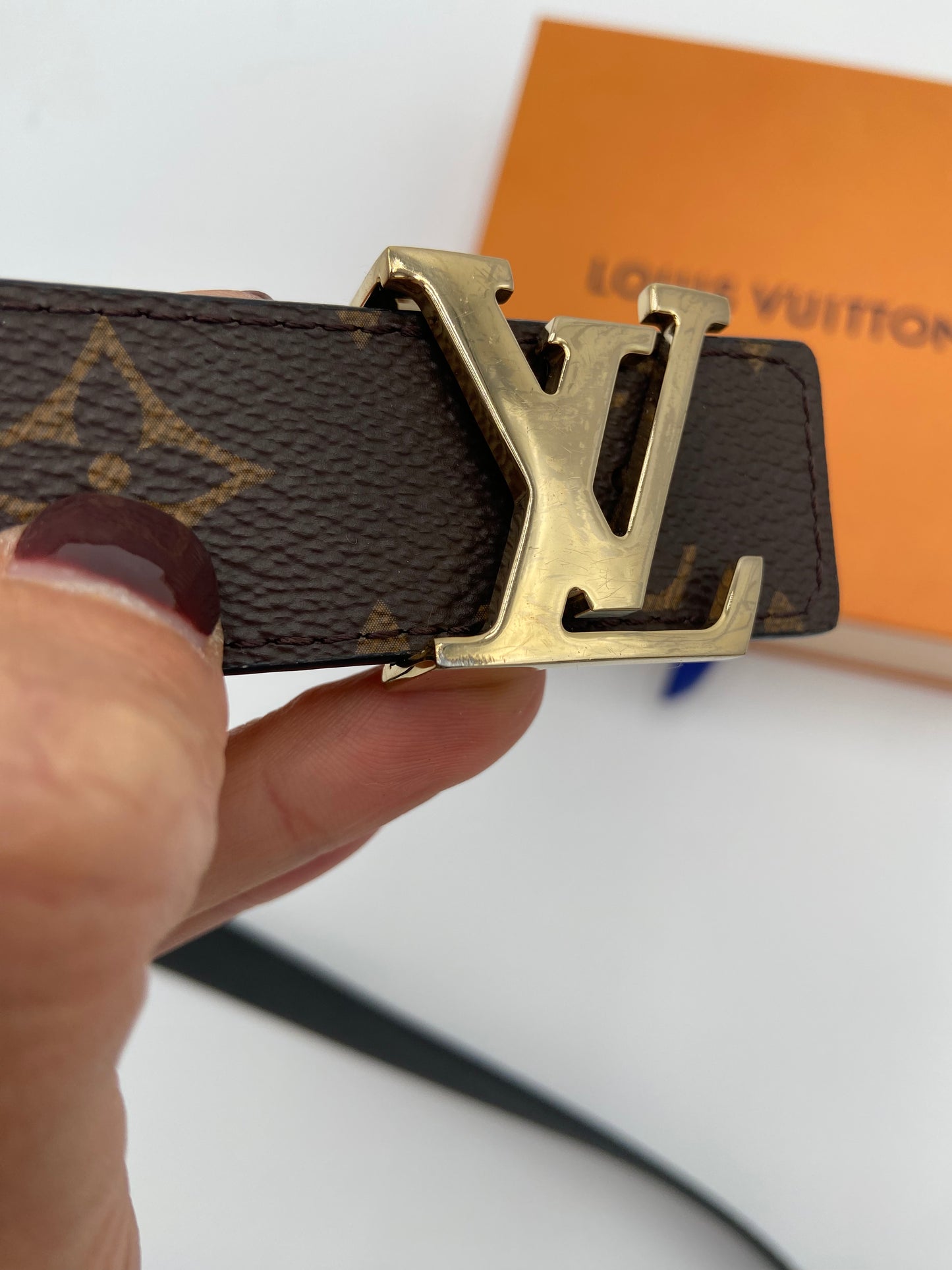 Louis Vuitton Initiales 30mm Reversible Belt size 95
