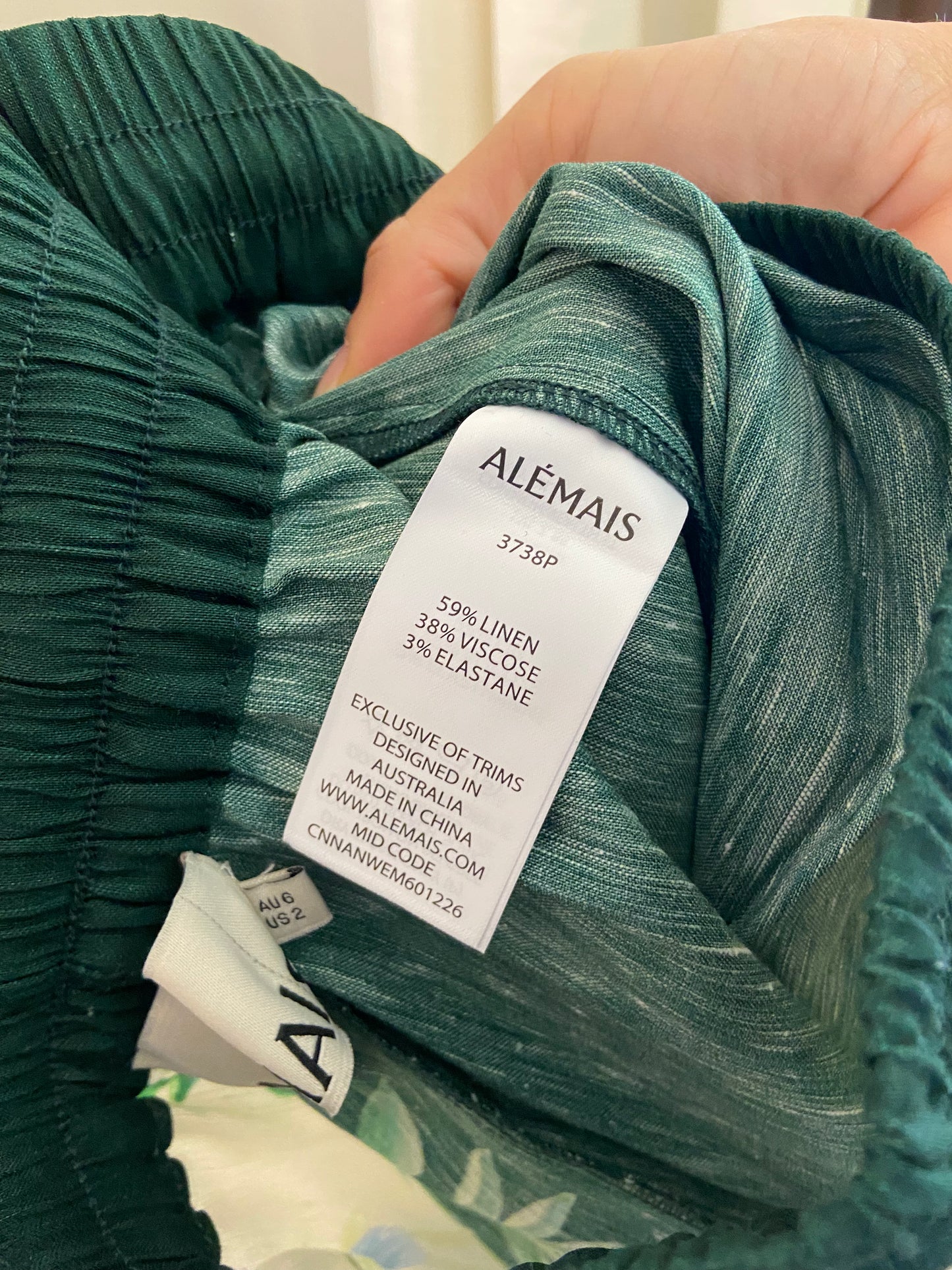 Alemais Aggie Trousers size 2