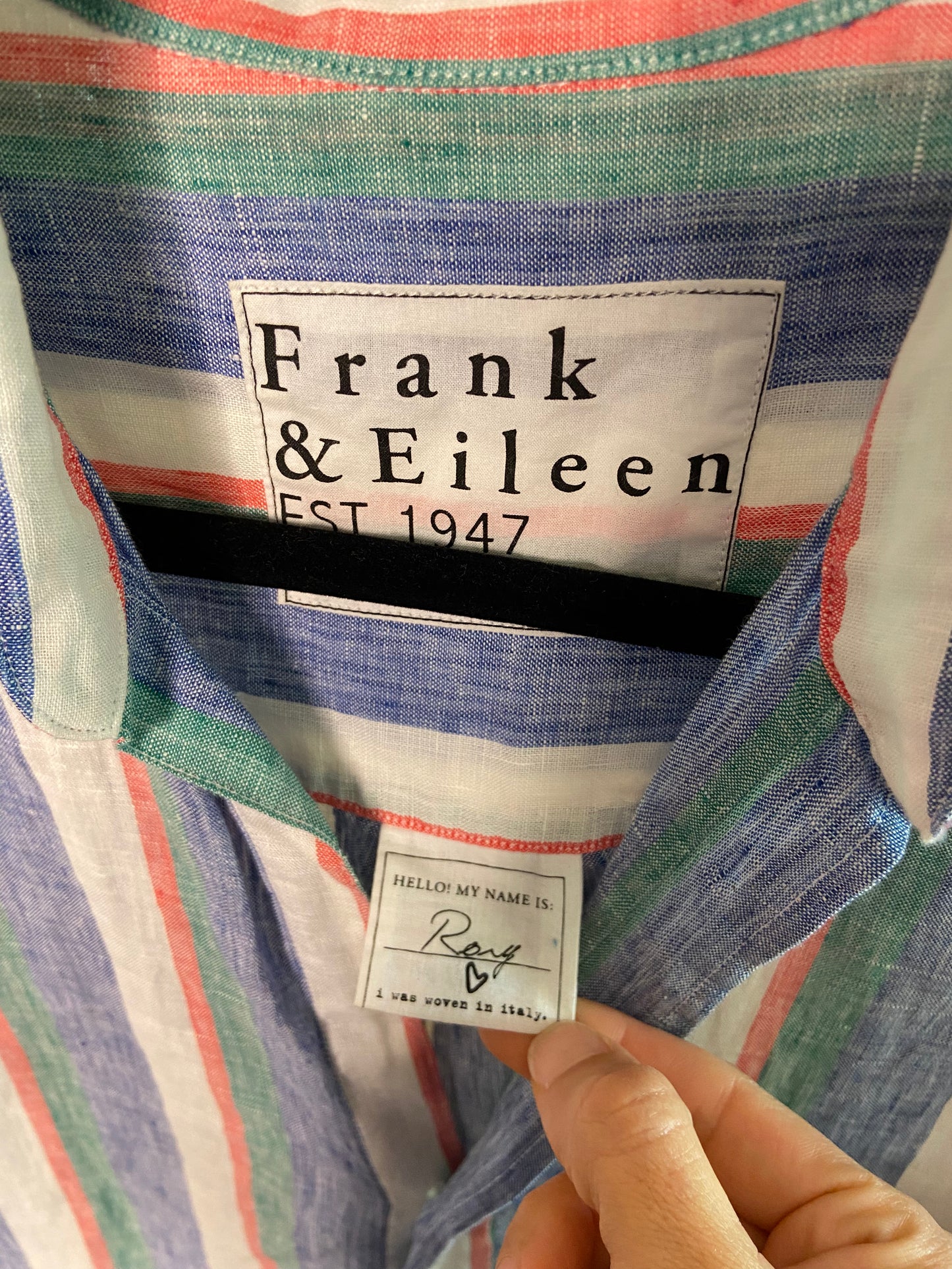 Frank and Eileen Rory Linen Midi Dress size M