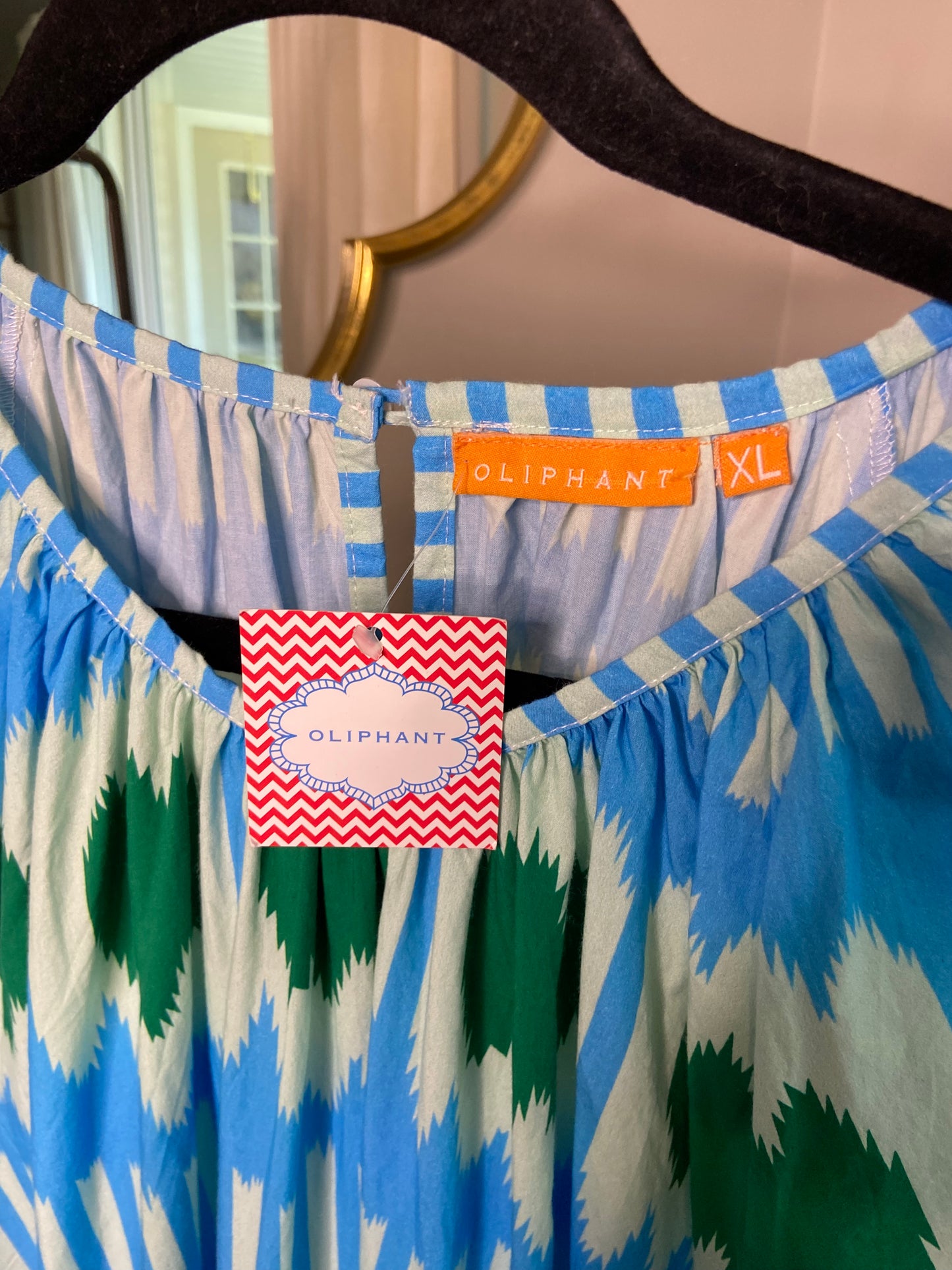 Oliphant Ikat Drop Waist Dress size XL
