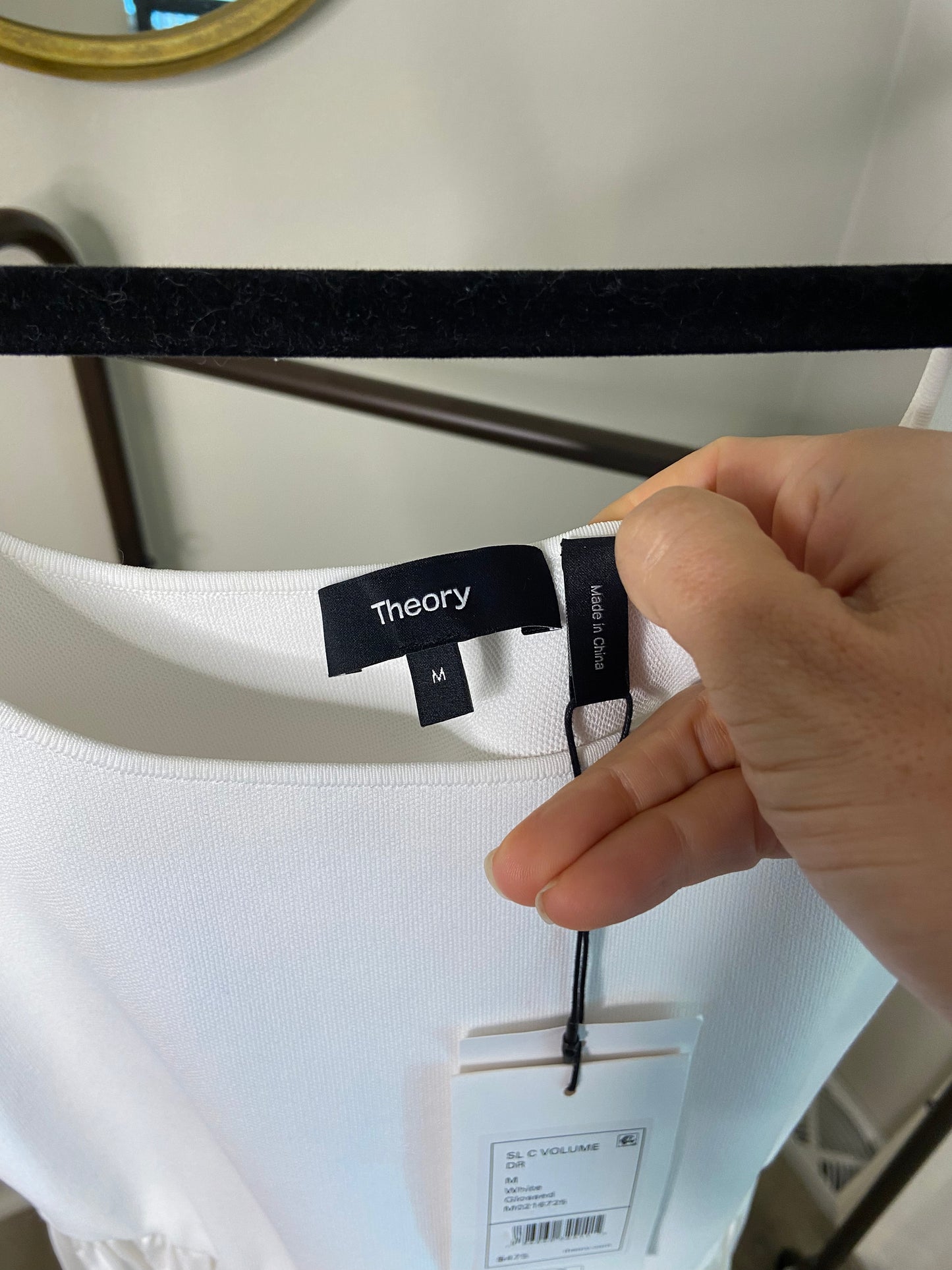 Theory Gathered Sleeveless Dress size M