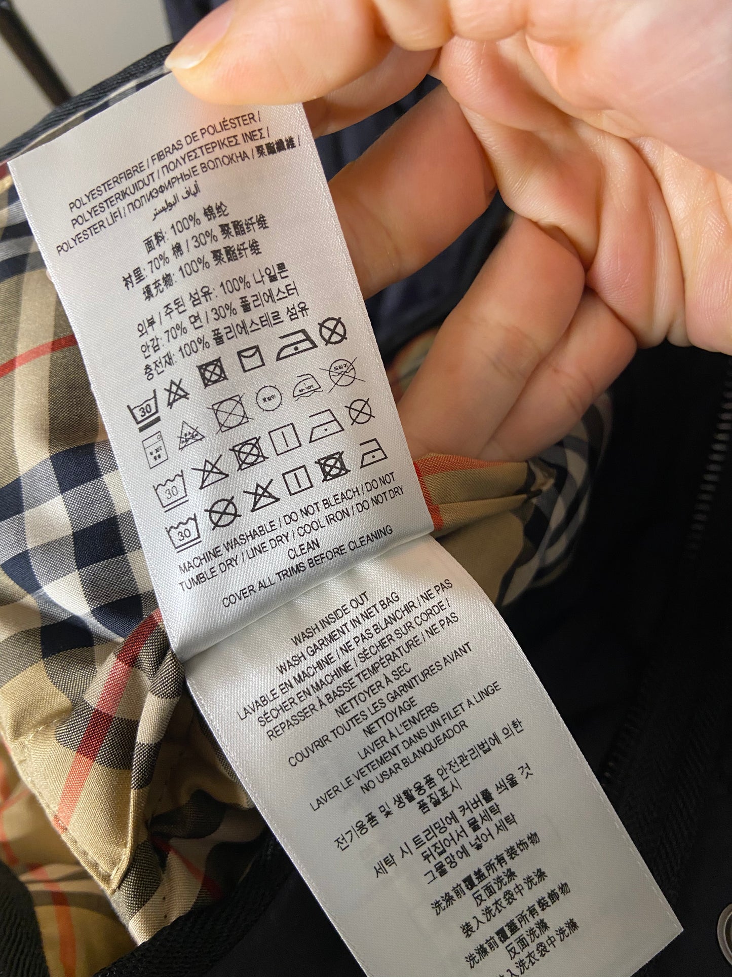 Burberry Quilted Thermoregulated Barn Jacket size XL