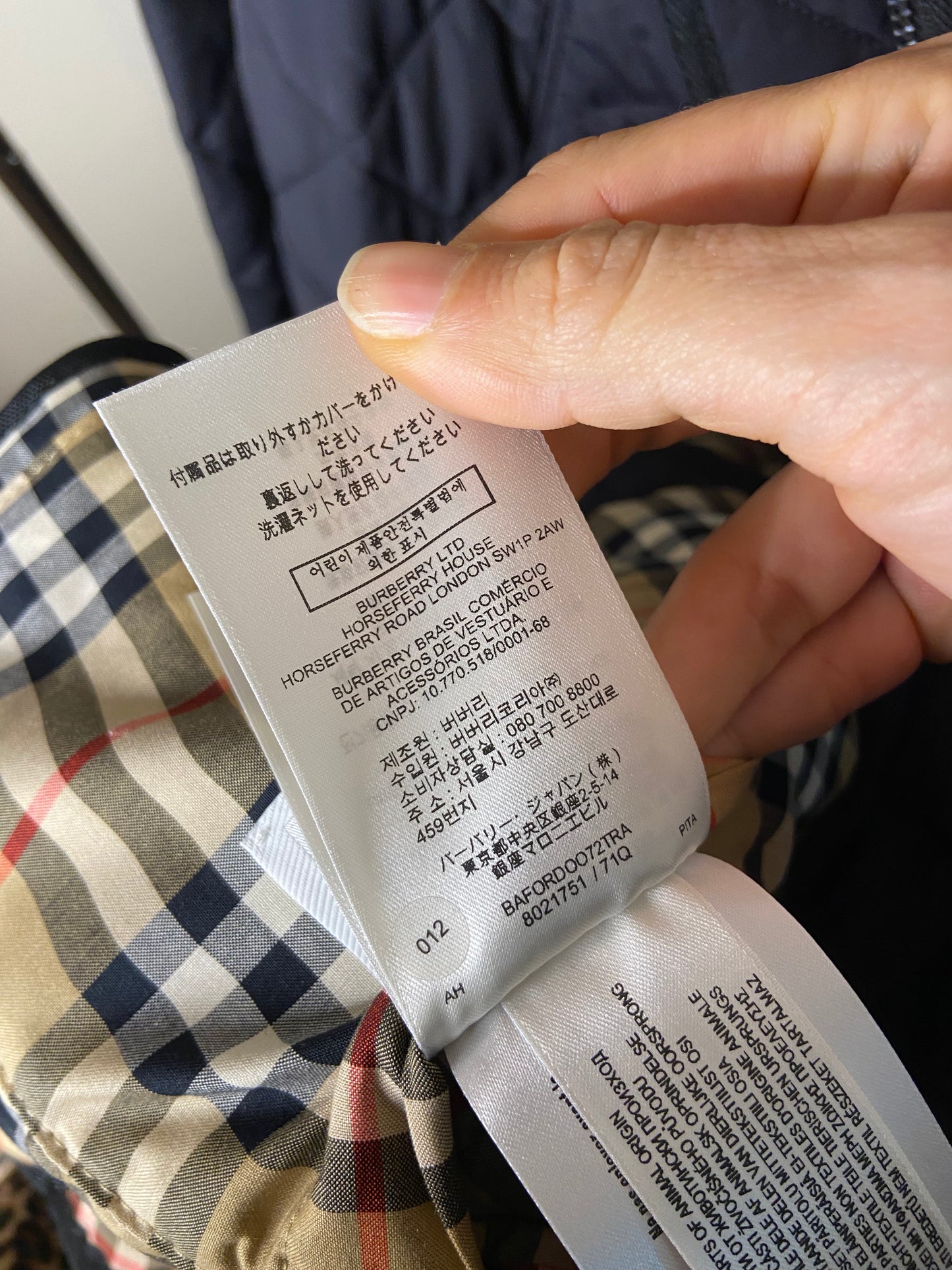 Burberry Quilted Thermoregulated Barn Jacket size XL