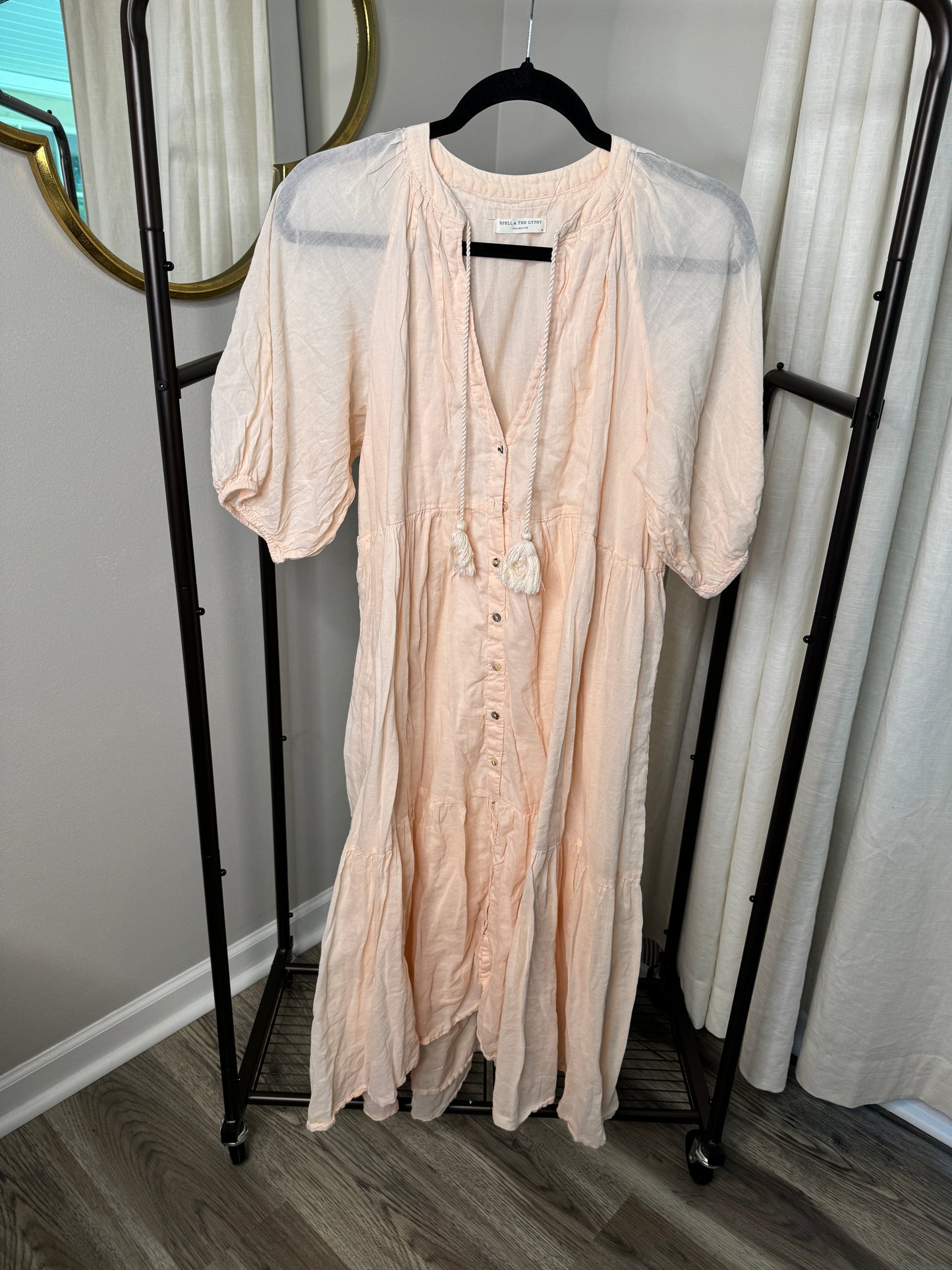 Spell & The Gypsy Honey Midi Dress size M