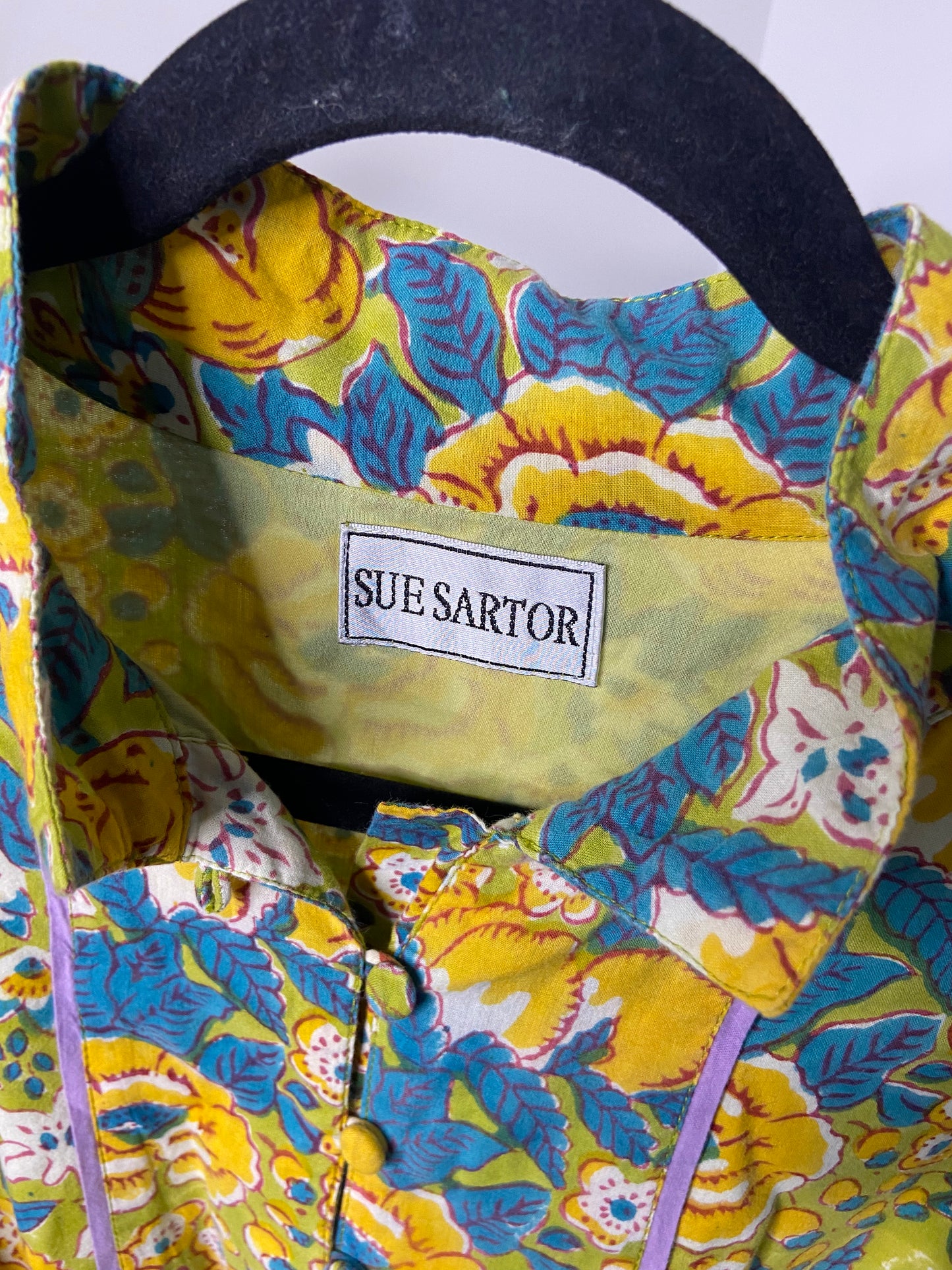 Sue Sartor Mini Flounce Dress size M